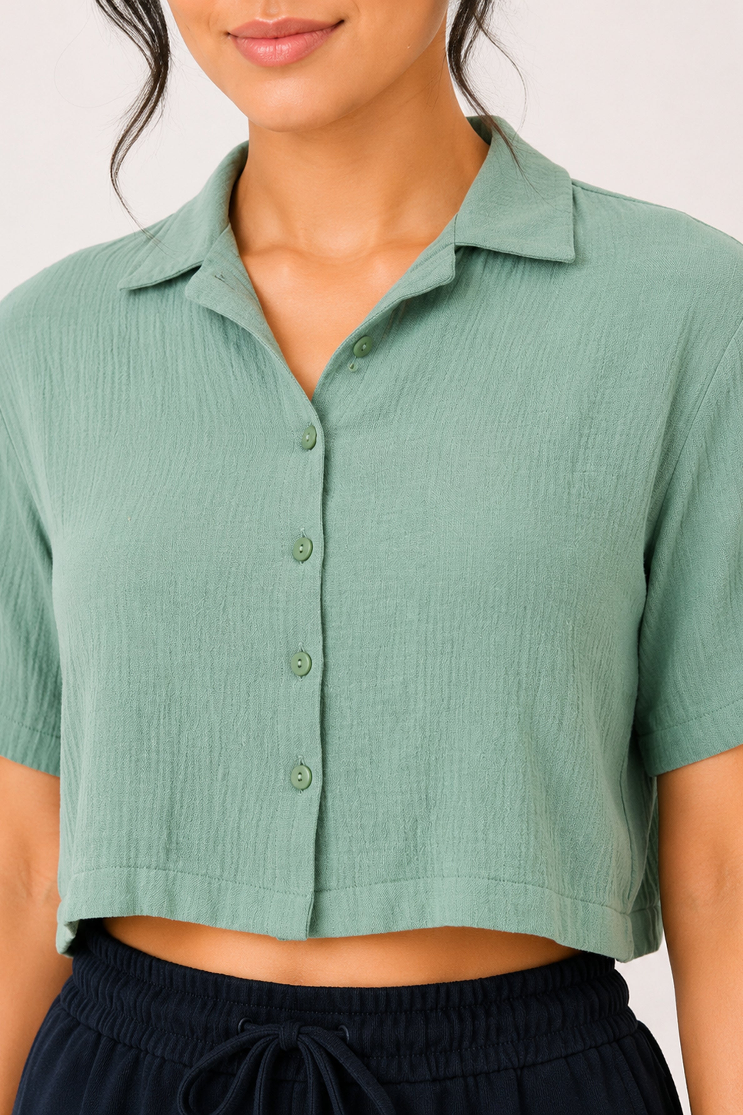 MODANO Casual Top - Green