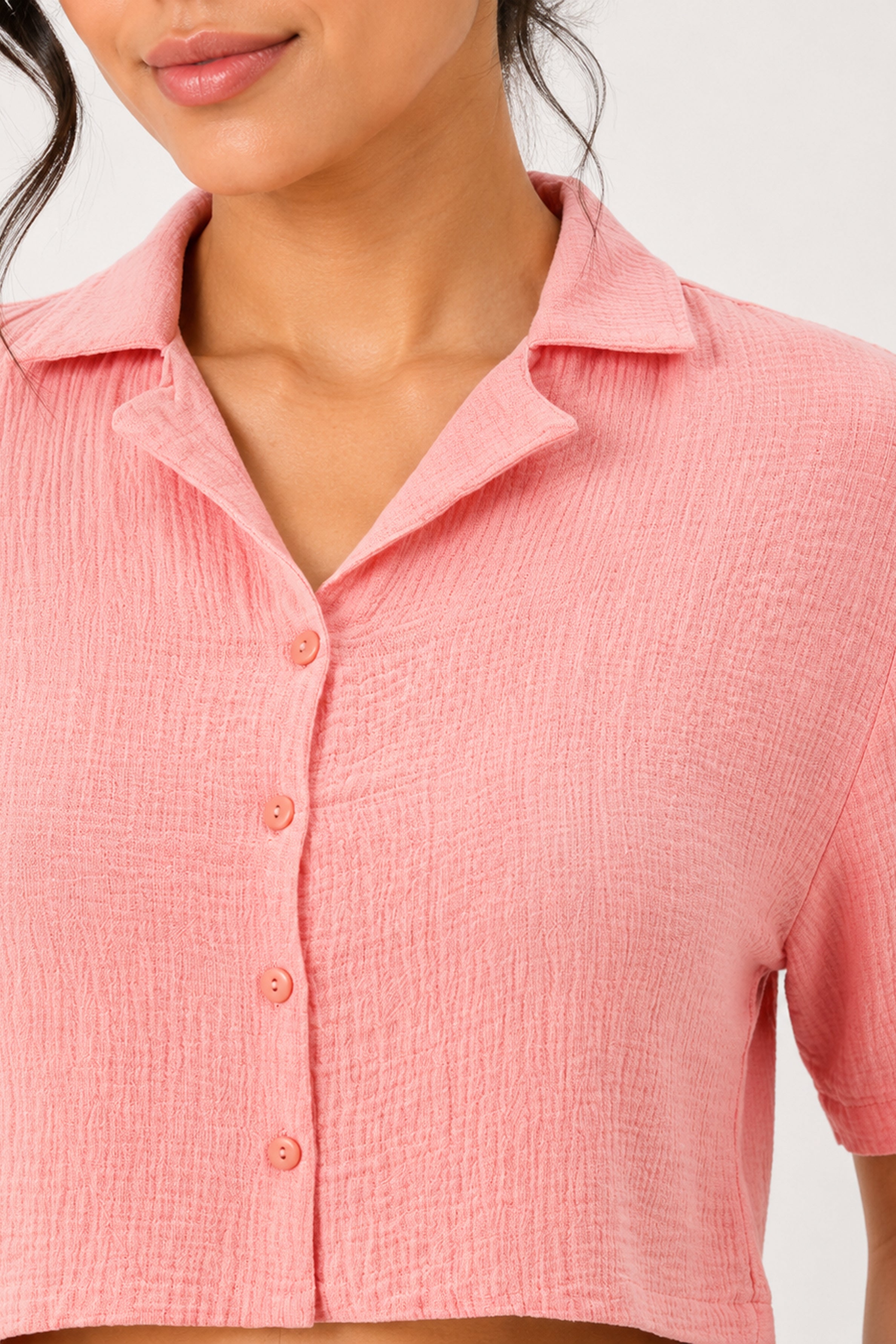 MODANO Casual Top - Peach
