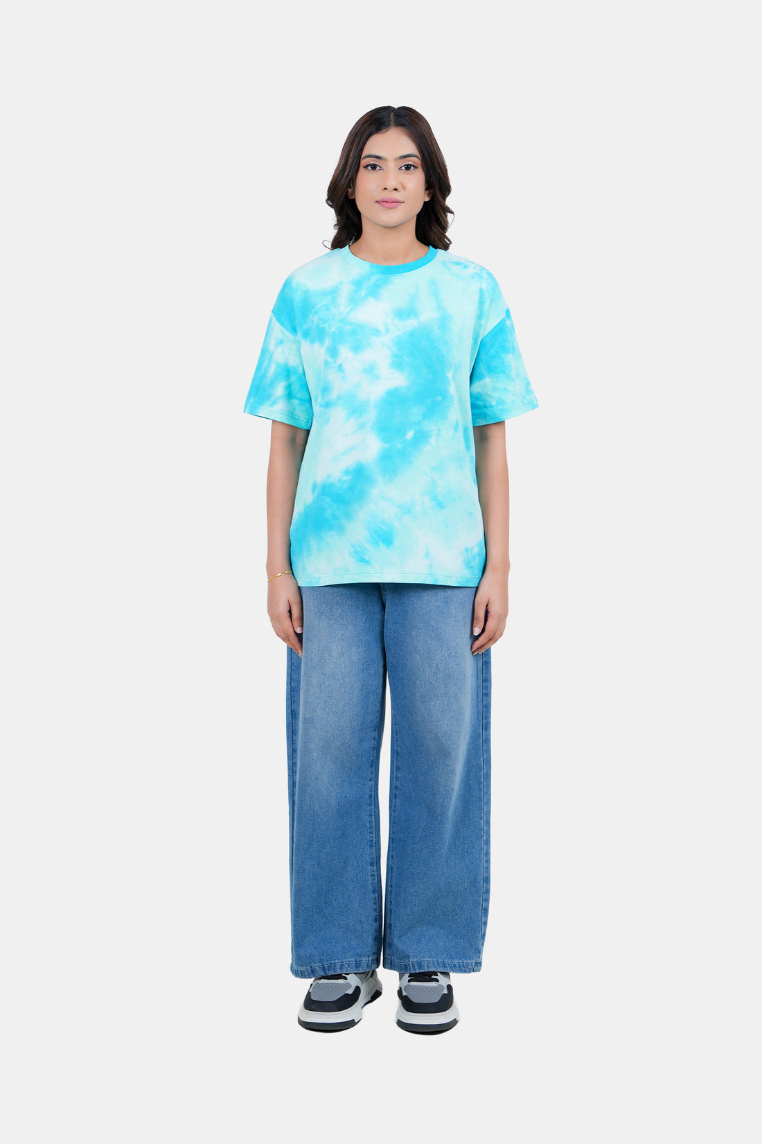 Modano Women's Tie- Dye T-Shirt-Casual  Wear