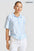 ANDRIANA Women's Striped Formal Blouse