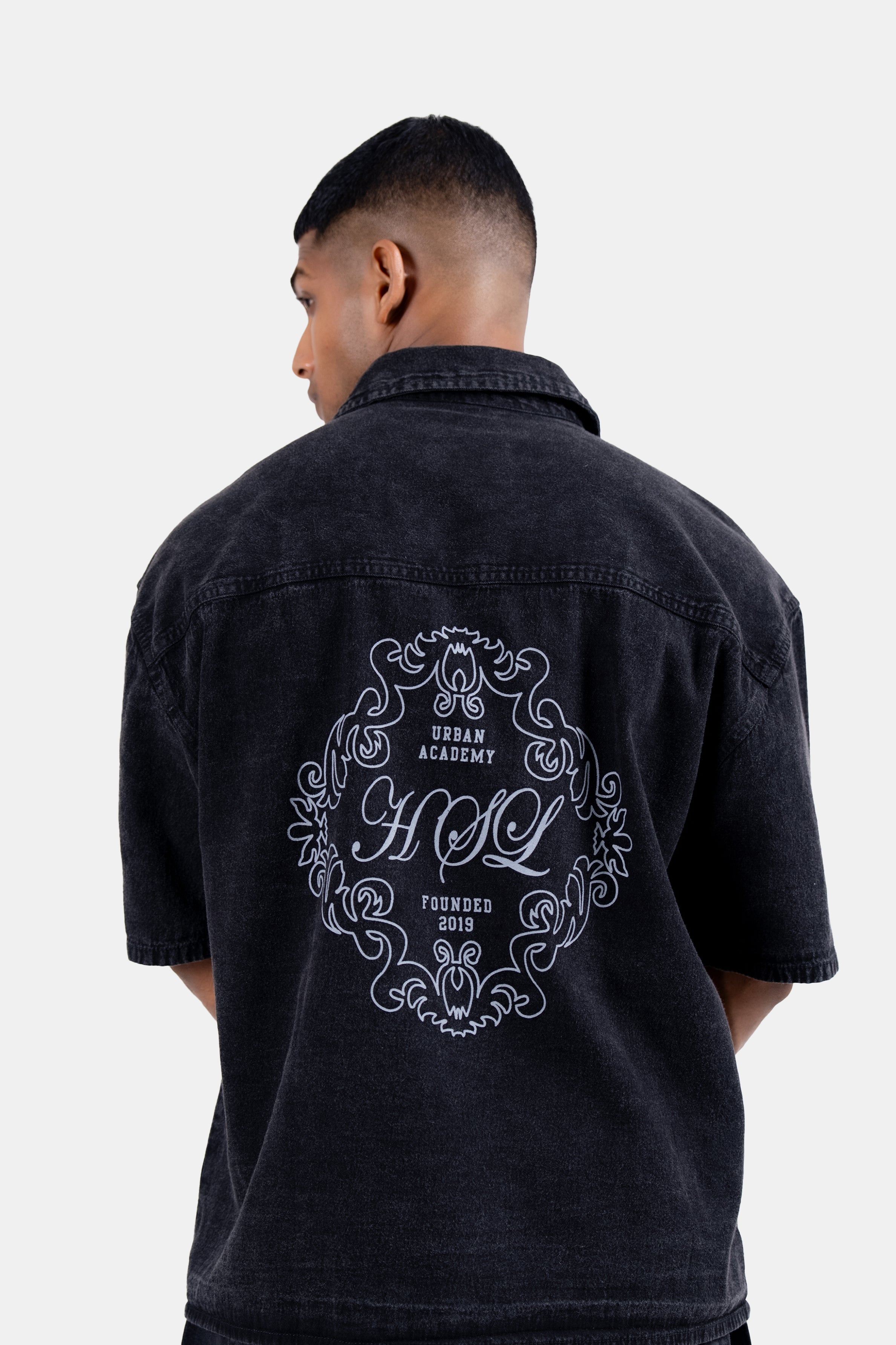 HUSTLE Men's Denim Shirt
