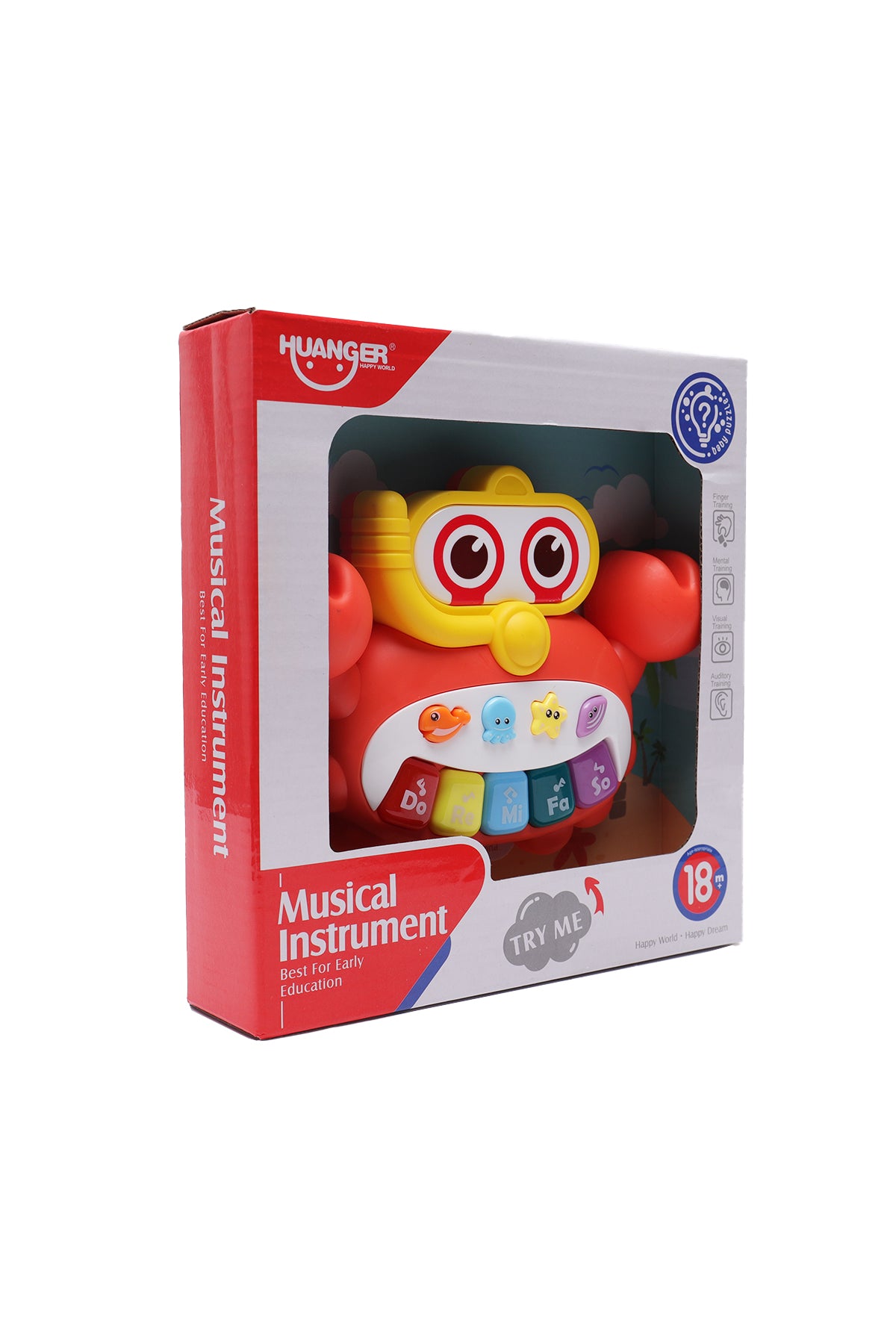 Huanger Baby Musical & Light Crab Piano