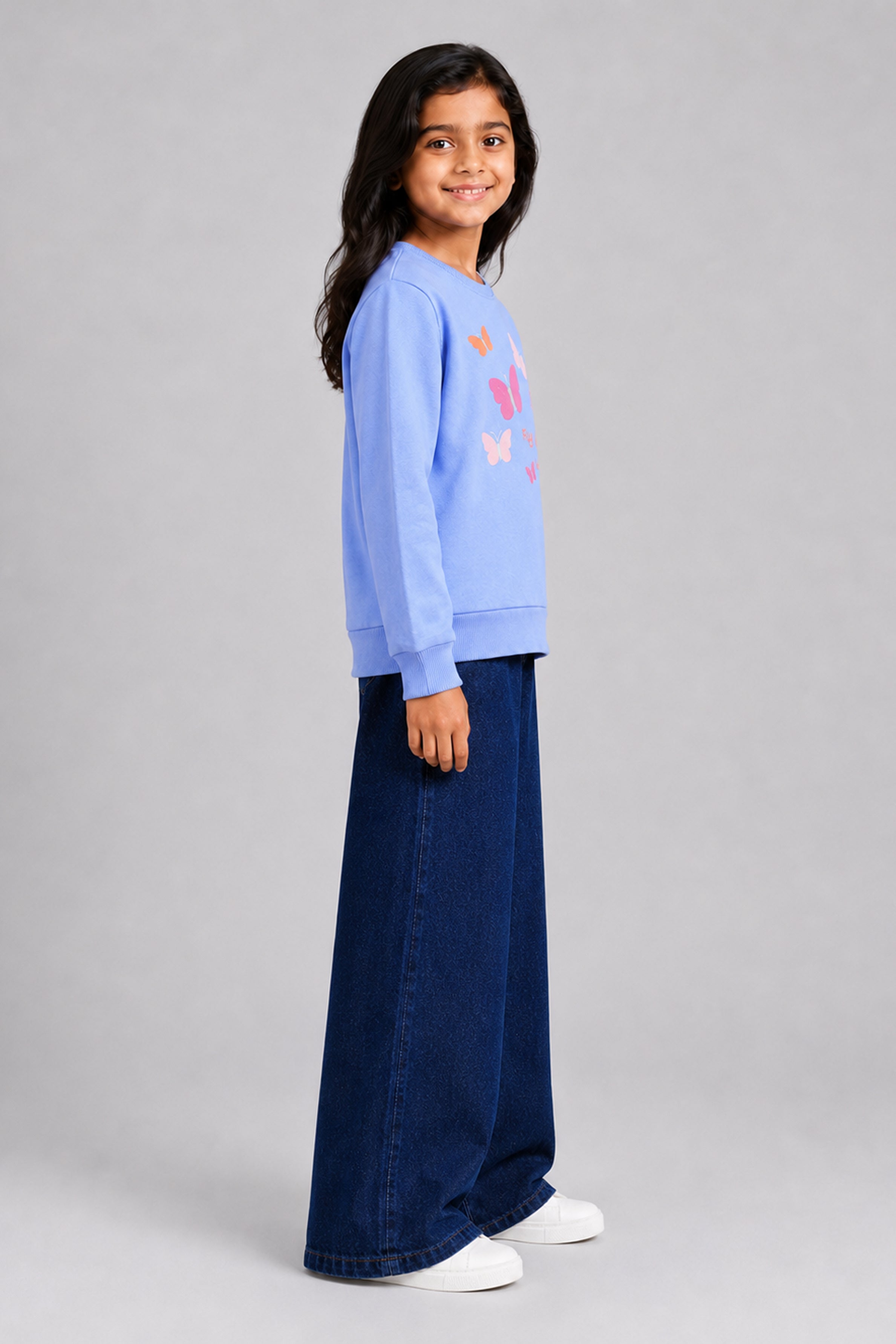LITTLE MODANO Kids' Purple Long-Sleeve Tee