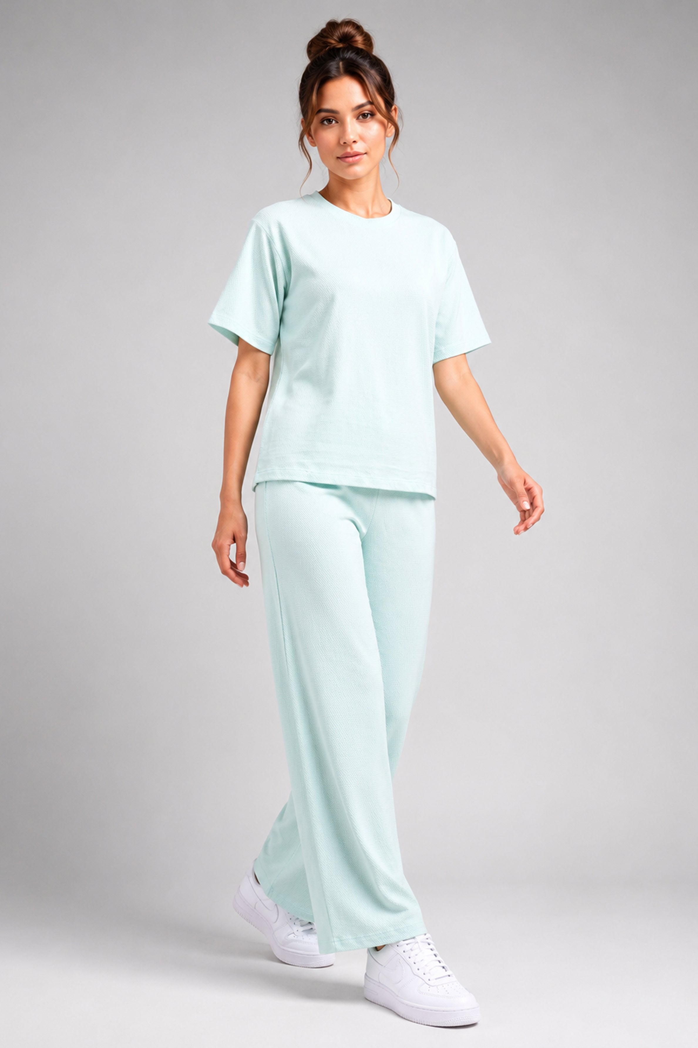 YAWN Women's Pijama 2Pcs Set - Light Green