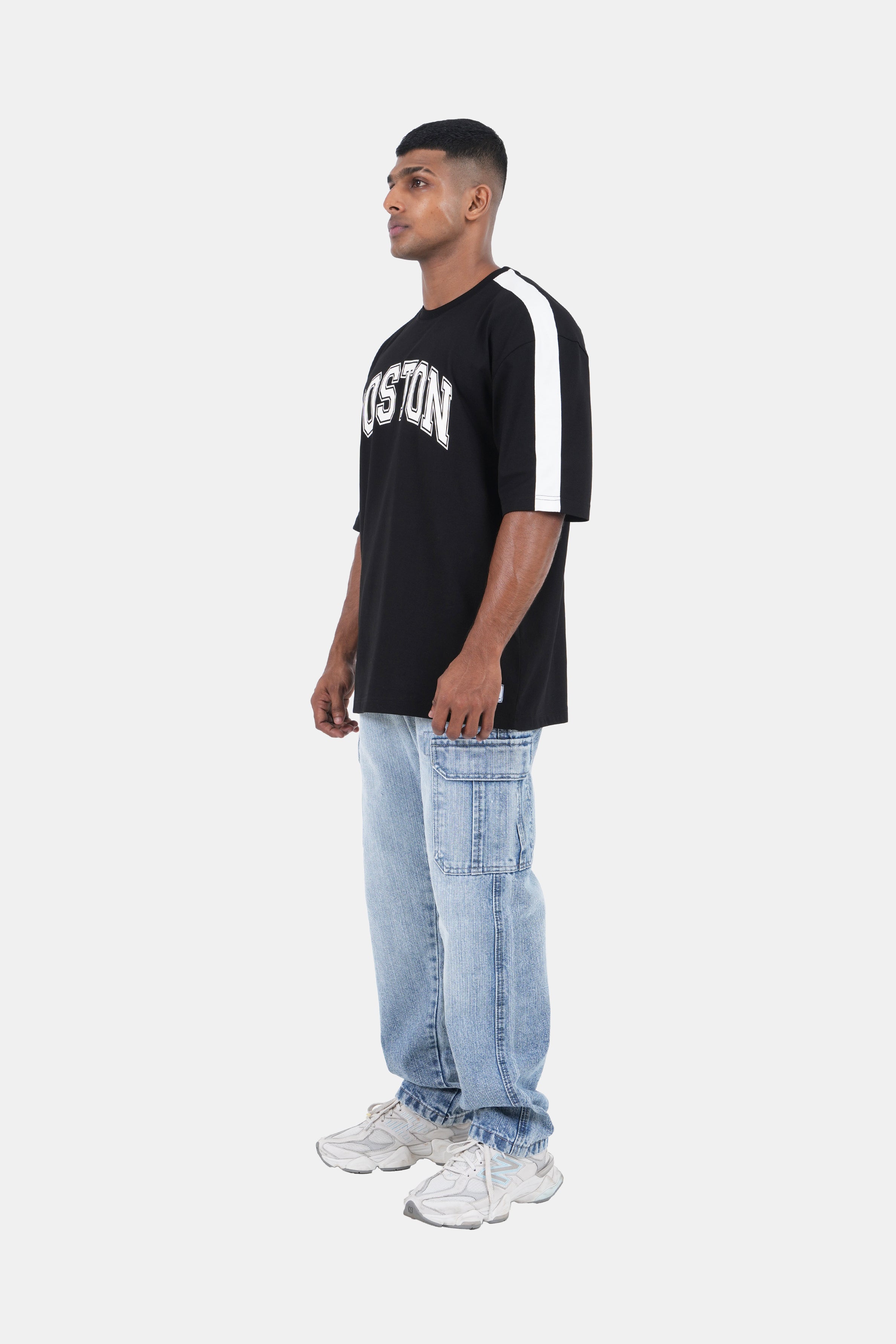Hustle Men's Jersey Vibes Cargo Denim Jeans