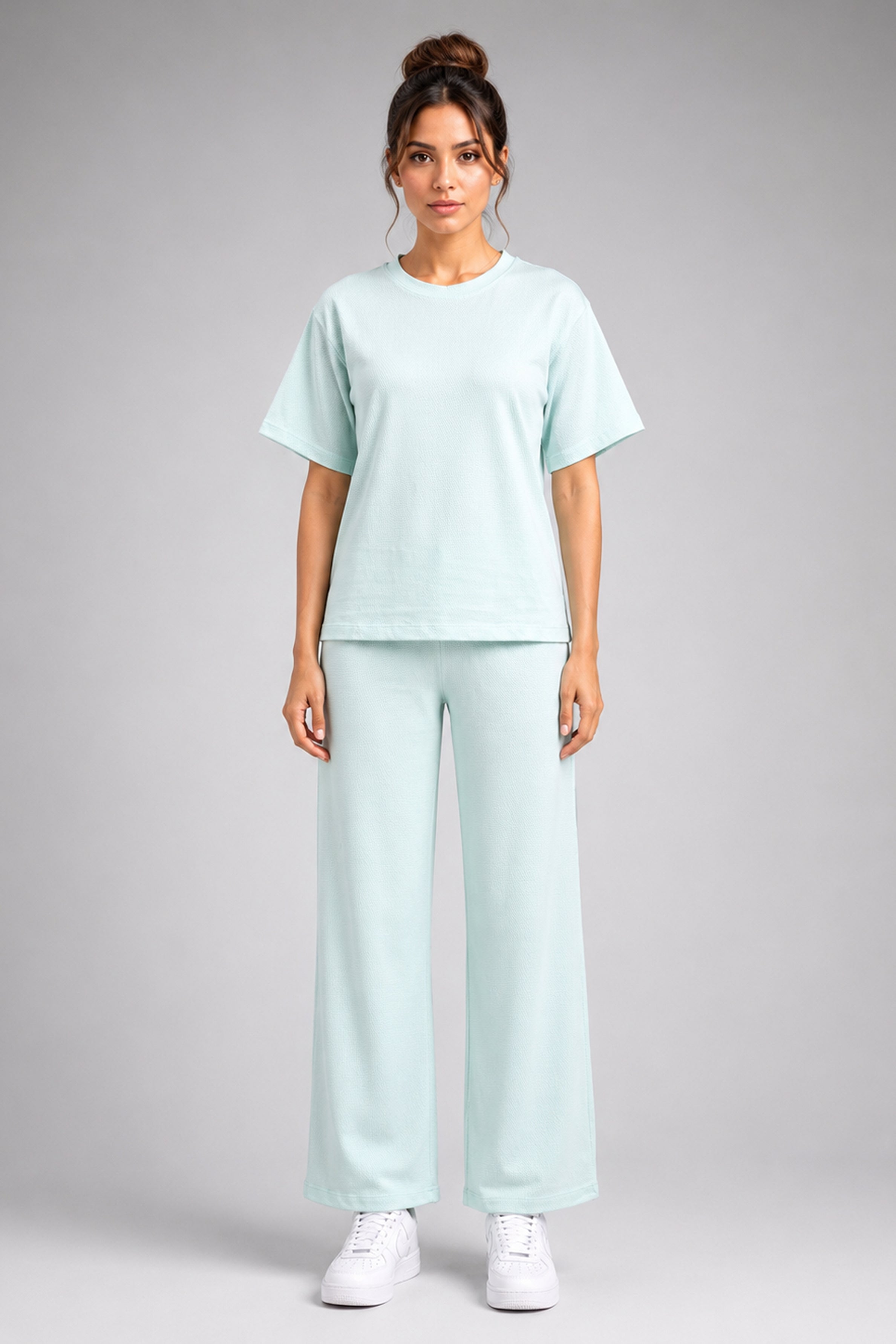 YAWN Women's Pijama 2Pcs Set - Light Green