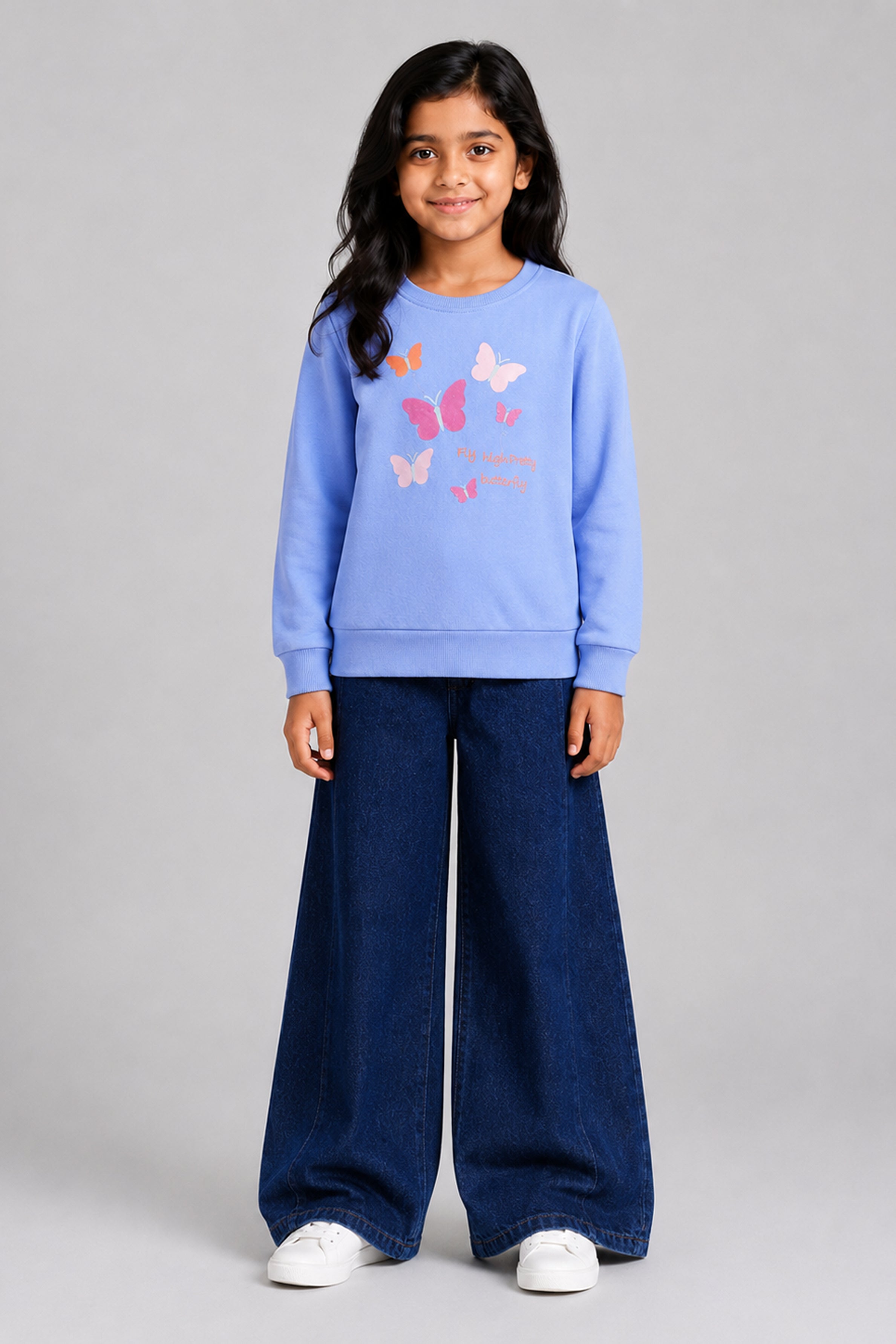 LITTLE MODANO Kids' Purple Long-Sleeve Tee