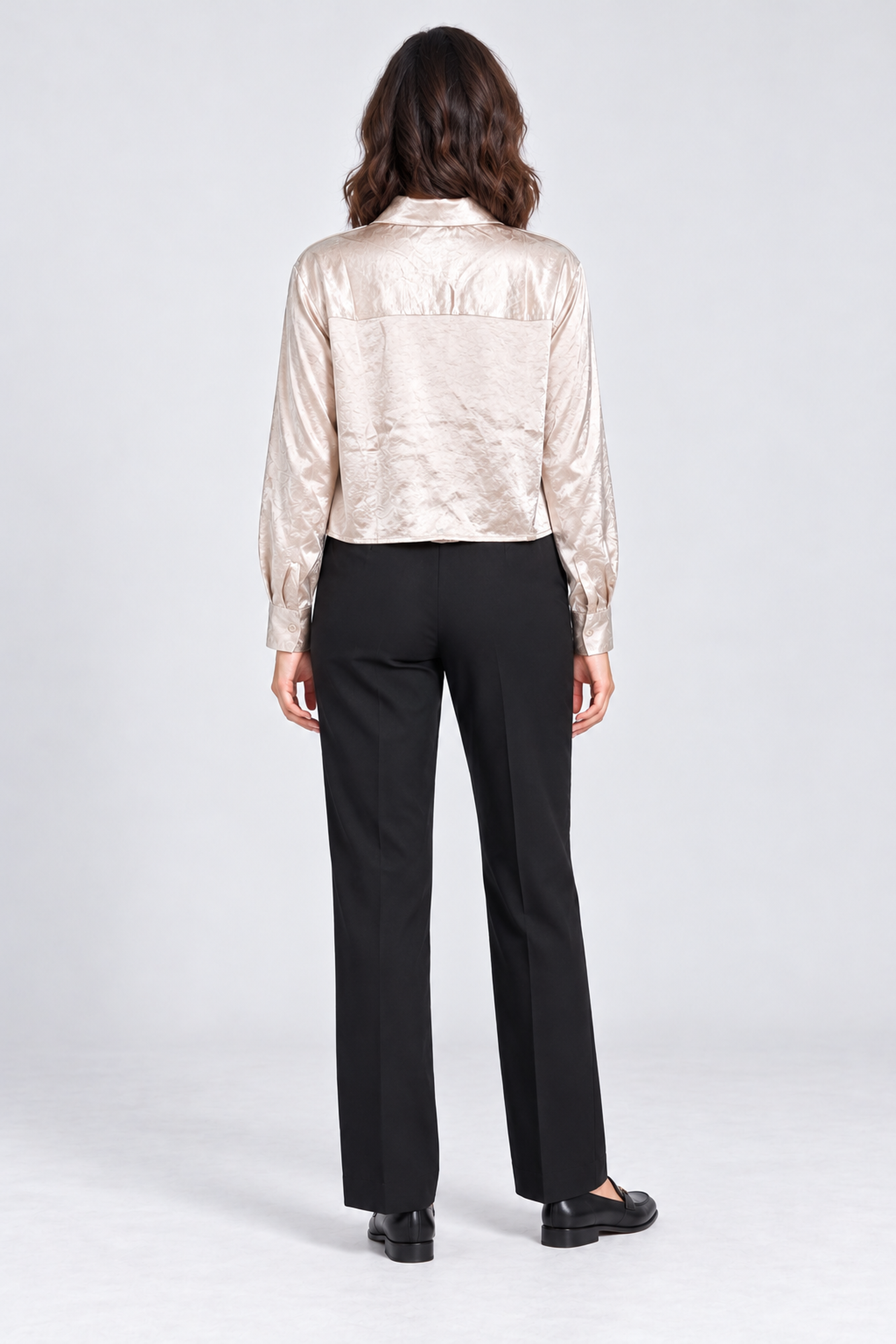 FOREVER 21 Women's Formal Regular Blouse - Beige