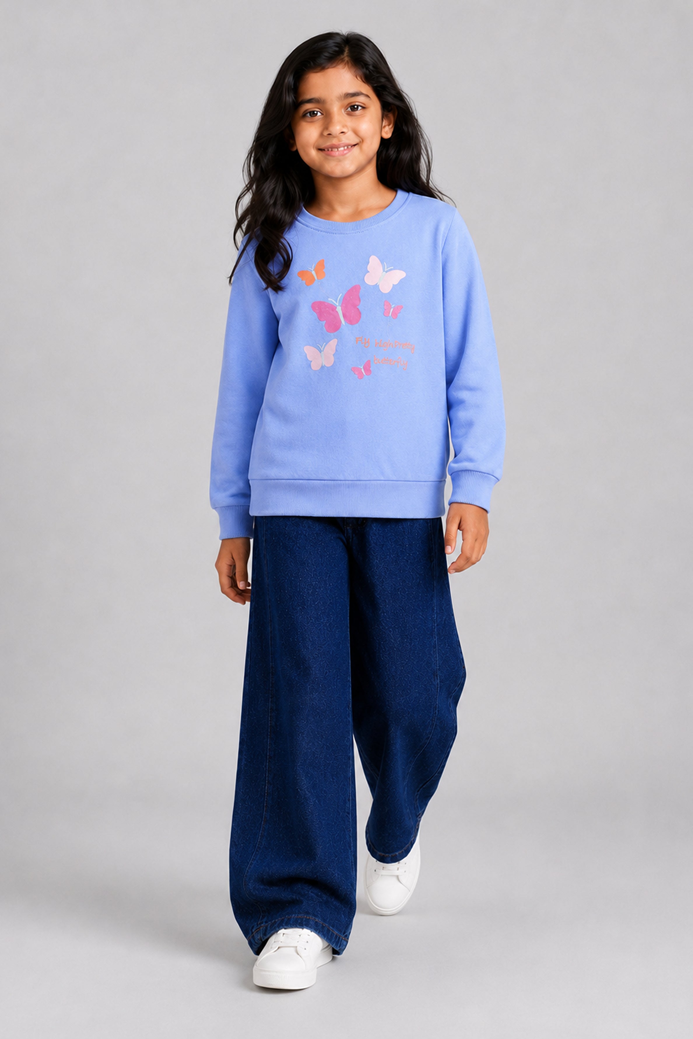 LITTLE MODANO Kids' Purple Long-Sleeve Tee