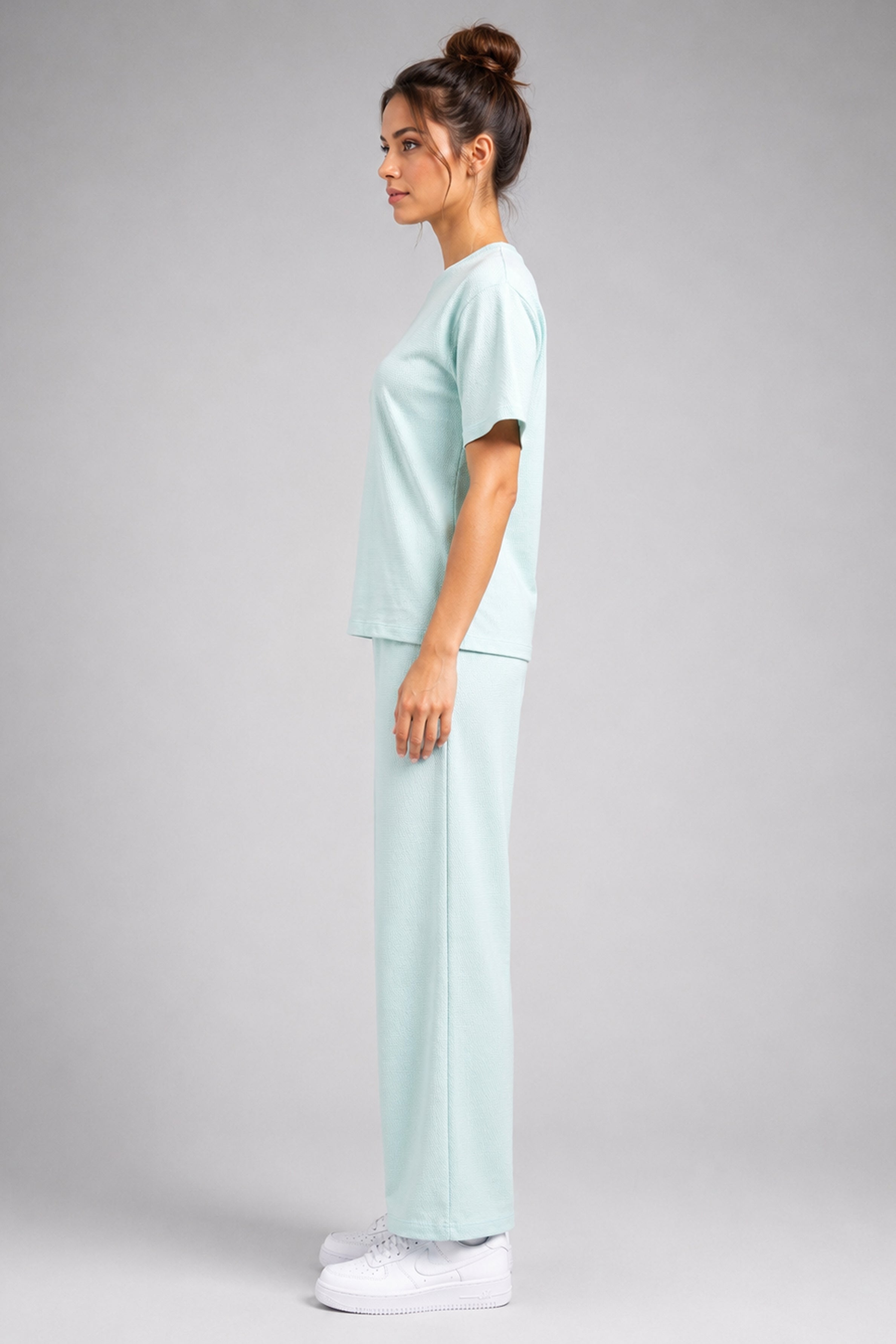YAWN Women's Pijama 2Pcs Set - Light Green