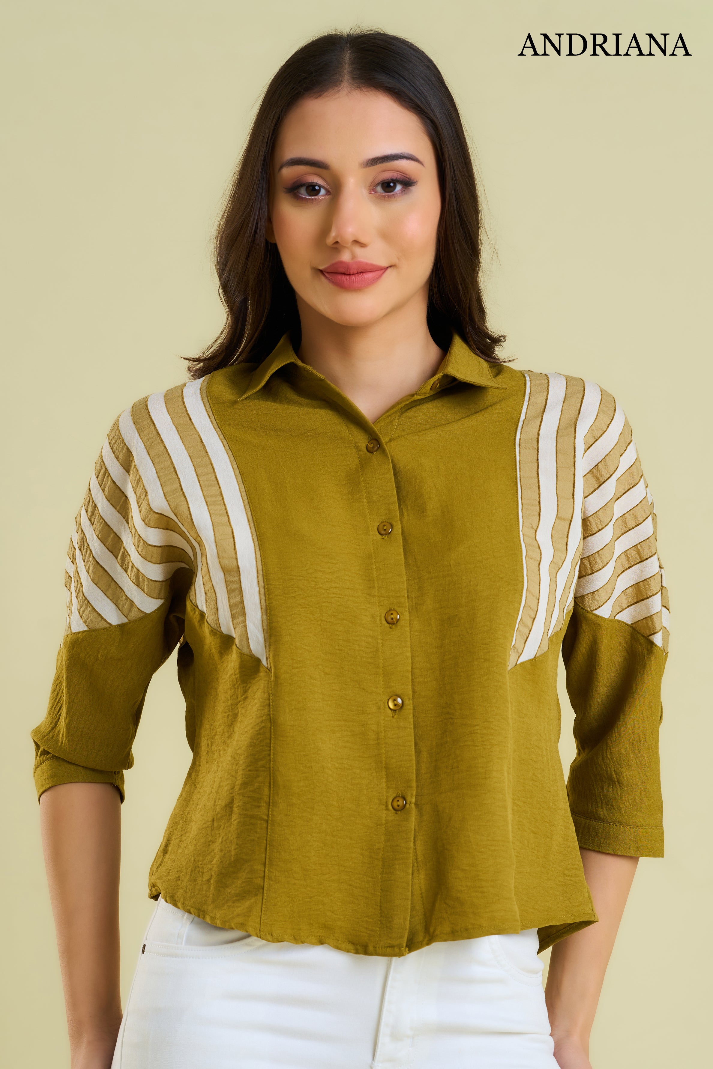 ANDRIANA Women's Formal Blouse