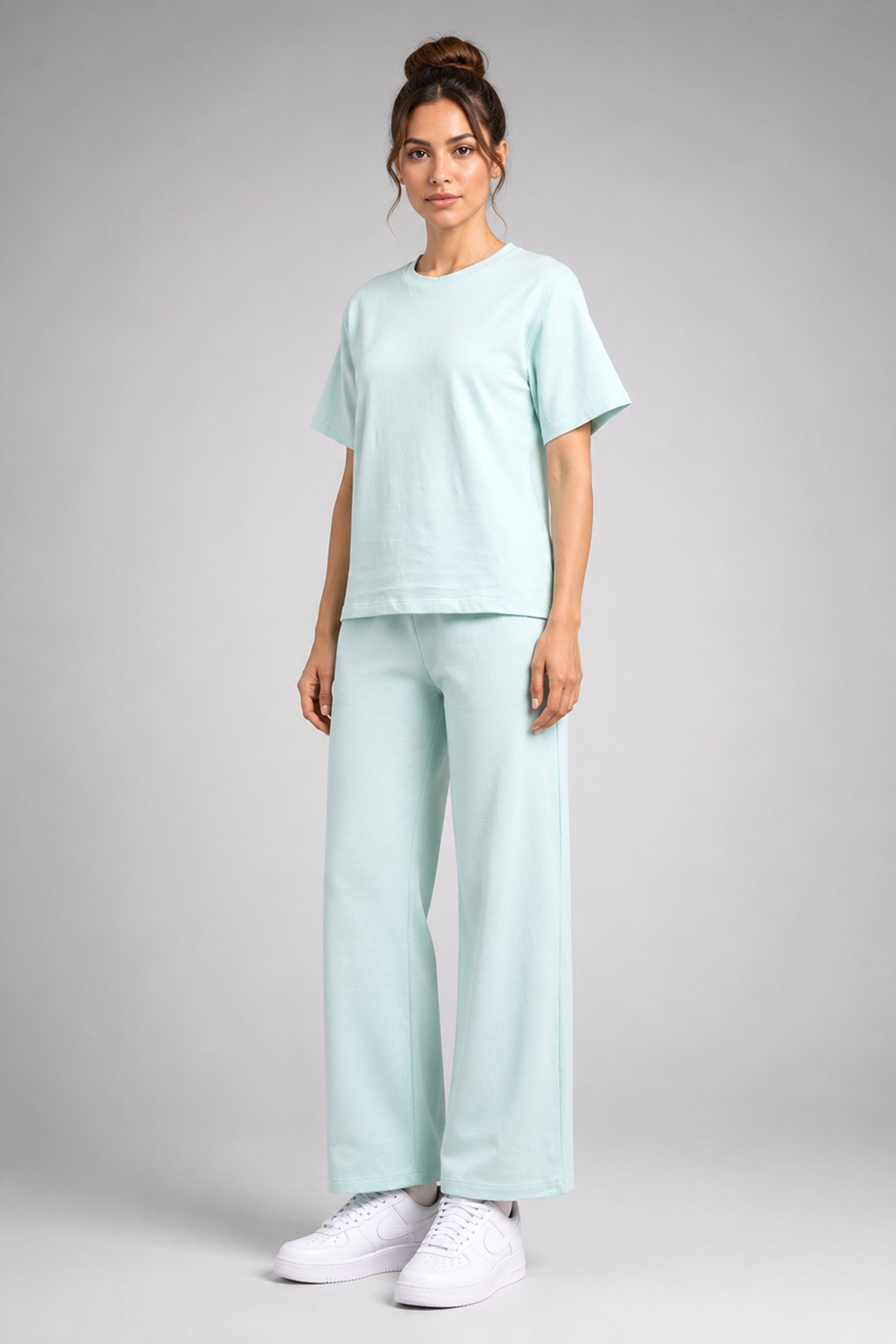 YAWN Women's Pijama 2Pcs Set - Light Green