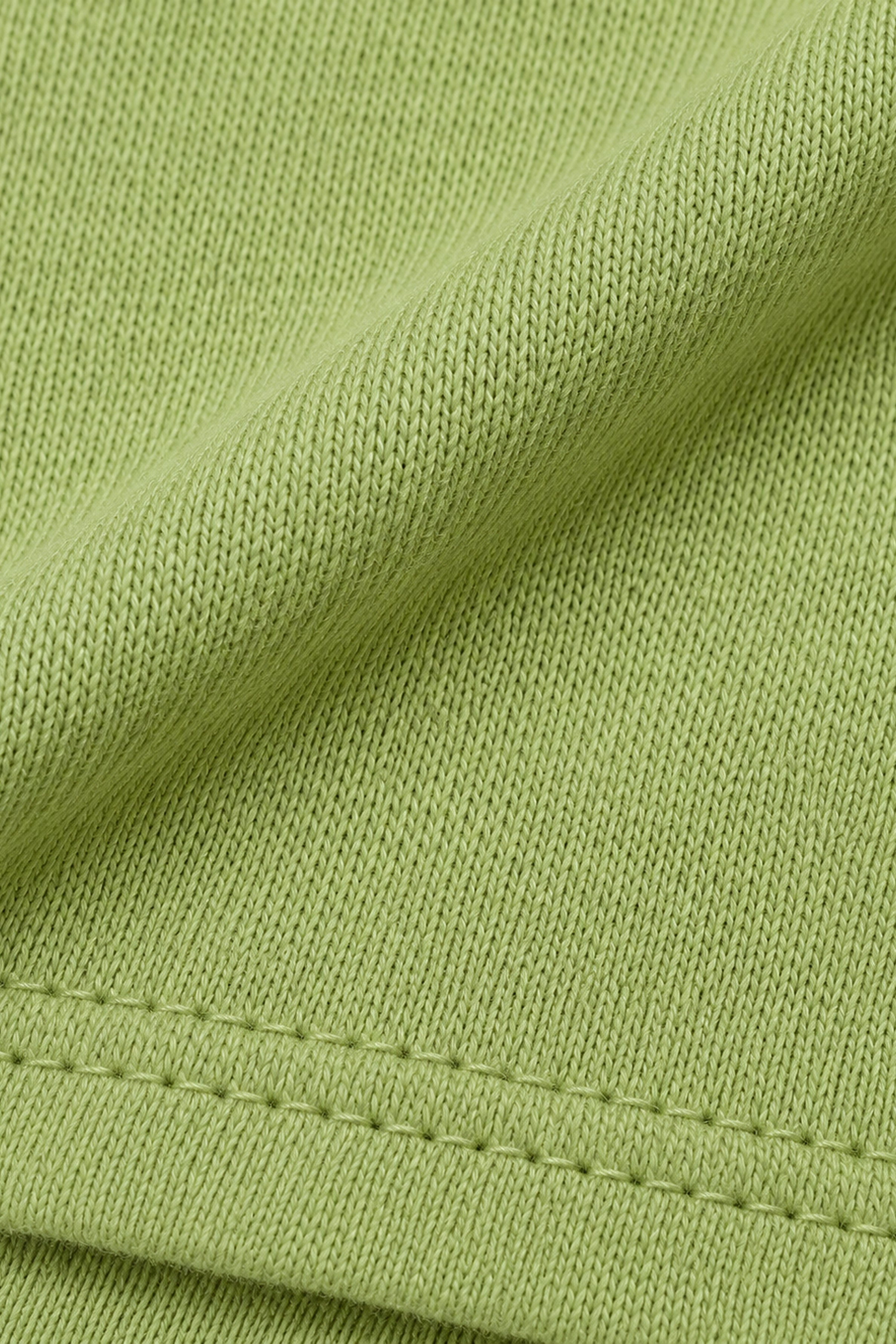LOLI Women's Crew Neck Regular Tees - Light Green