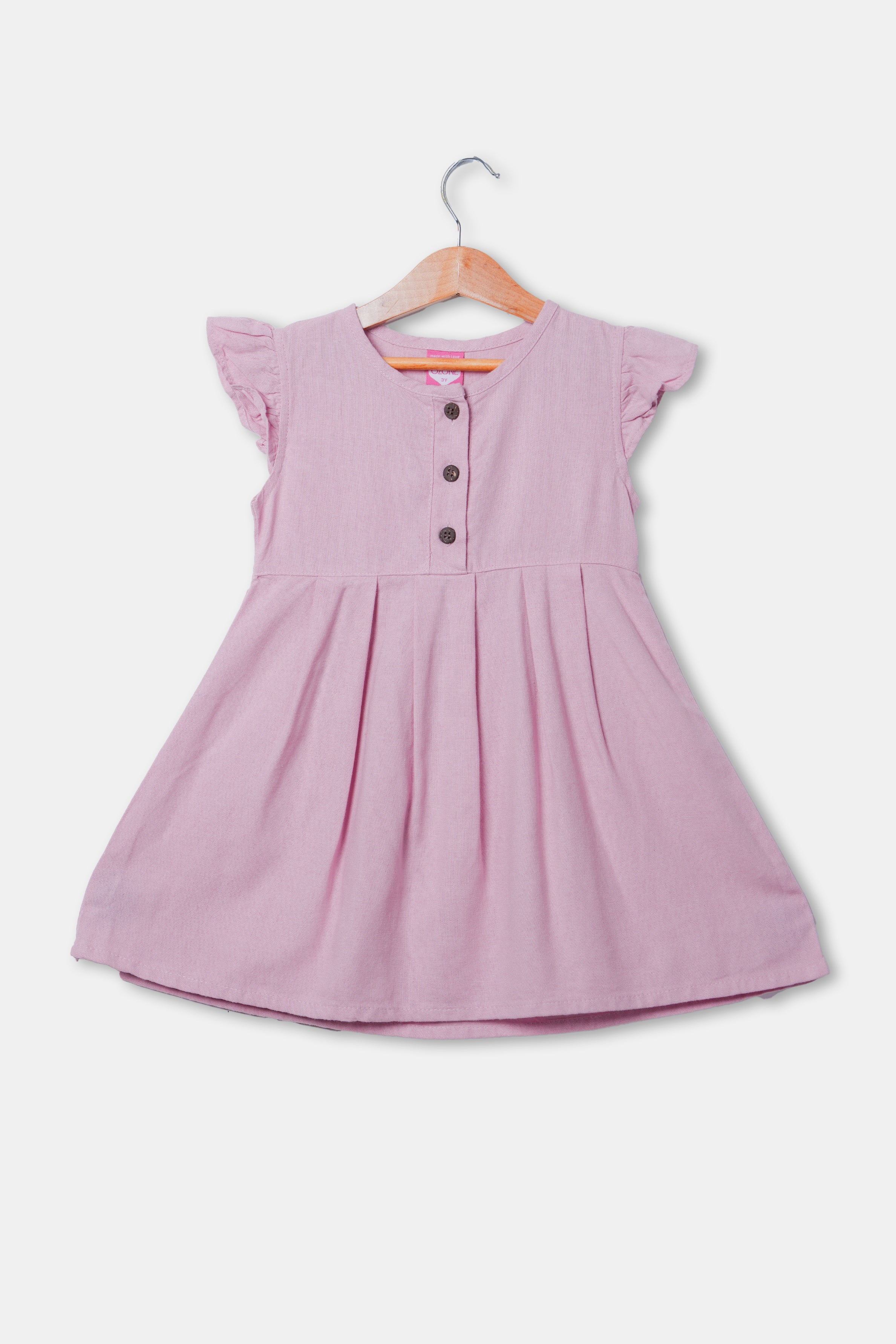 Kids Girls Linen Frock