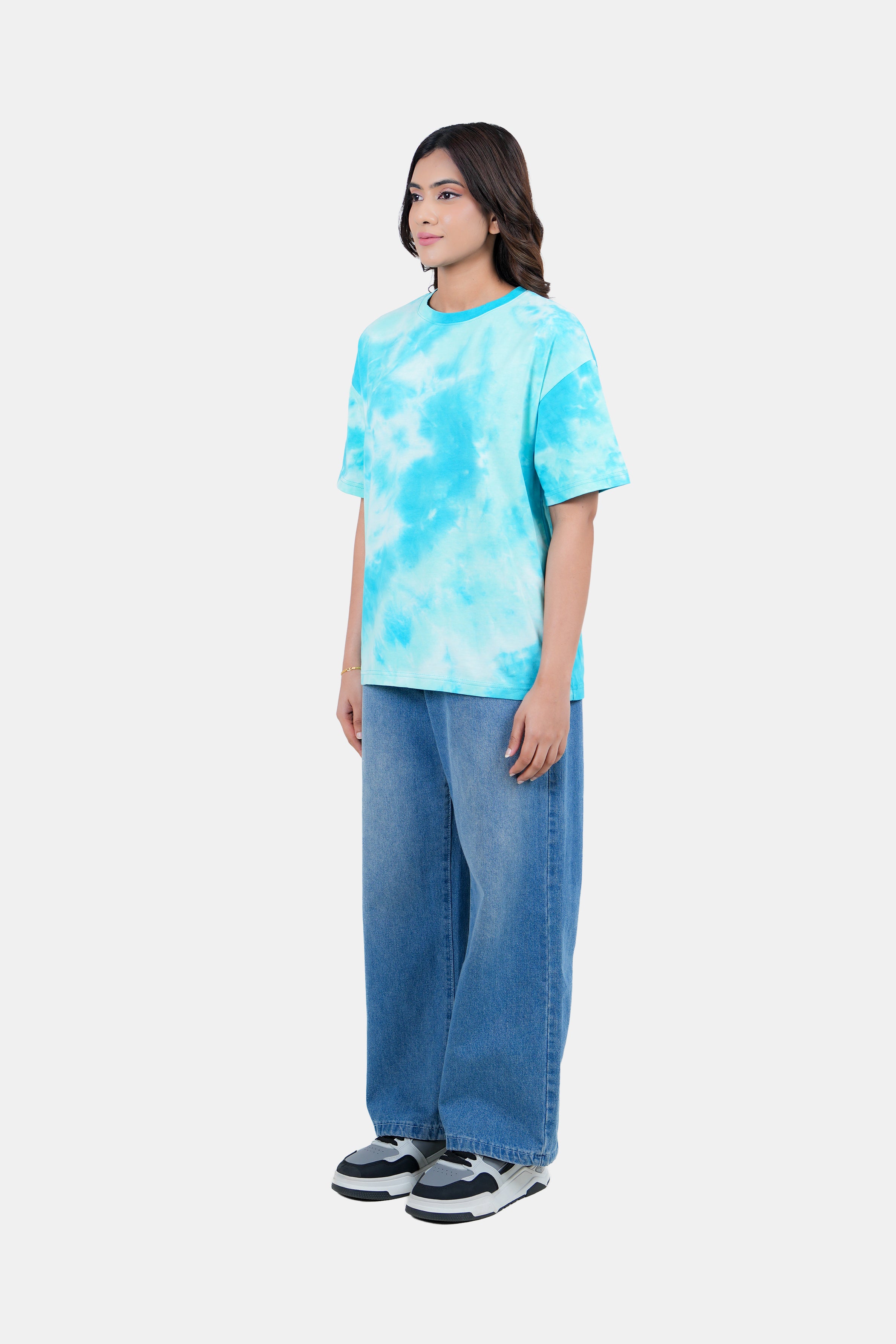 Modano Women's Tie- Dye T-Shirt-Casual  Wear