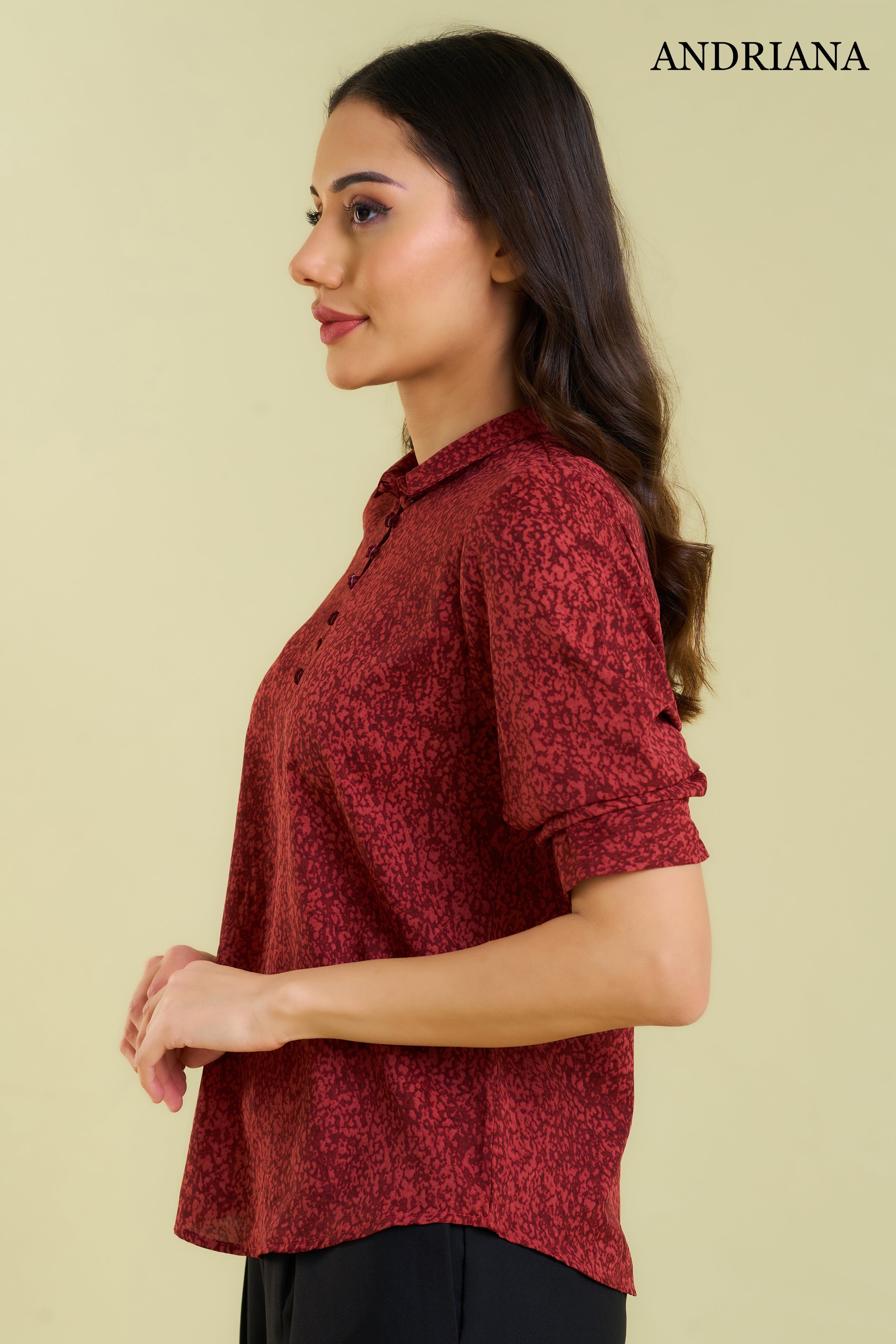 ANDRIANA Women's Formal Blouse