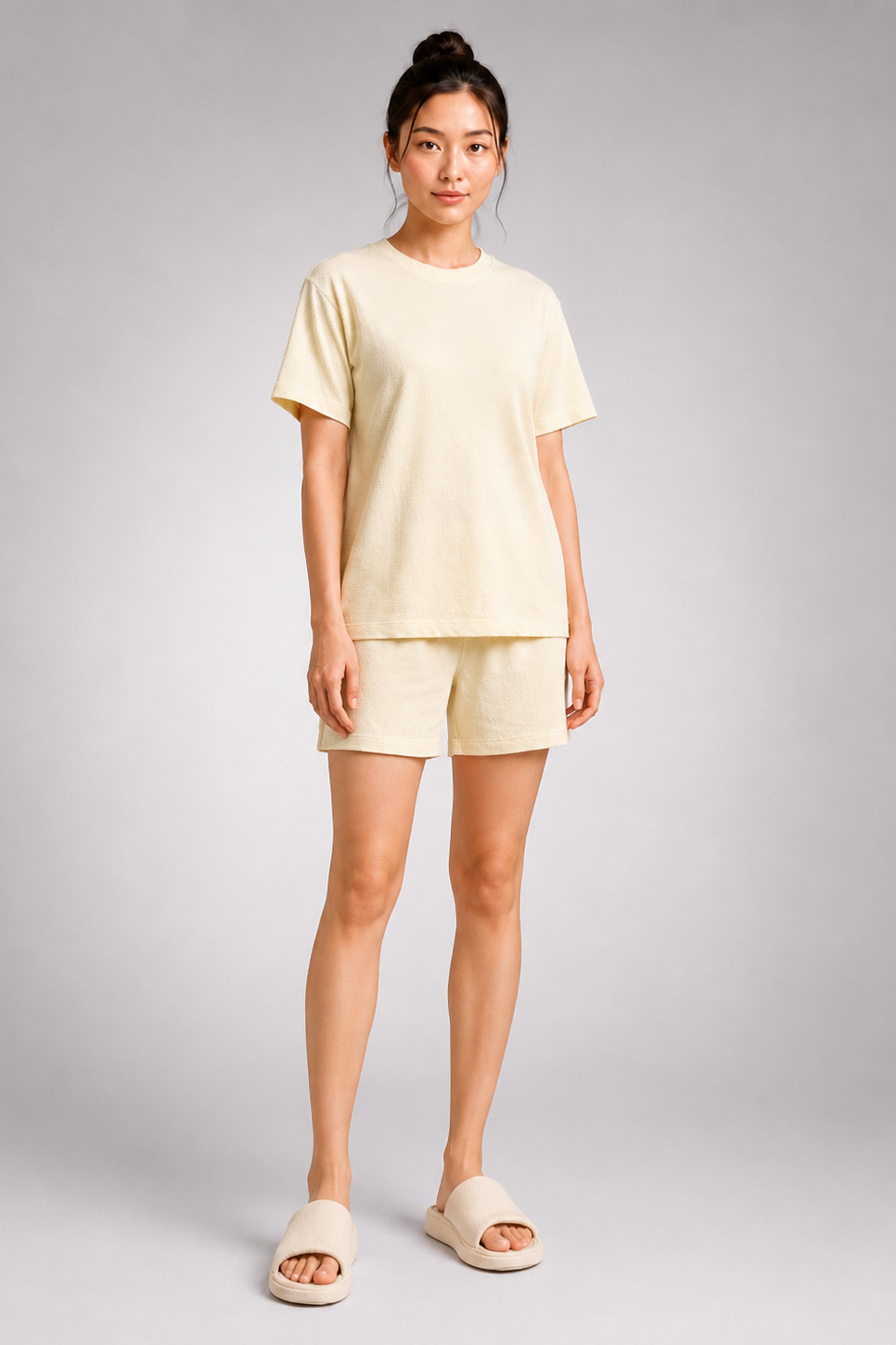 YAWN Women's Pijama 2Pcs Set - Yellow