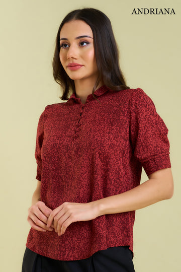 Andriana  Office Ladies Blouse