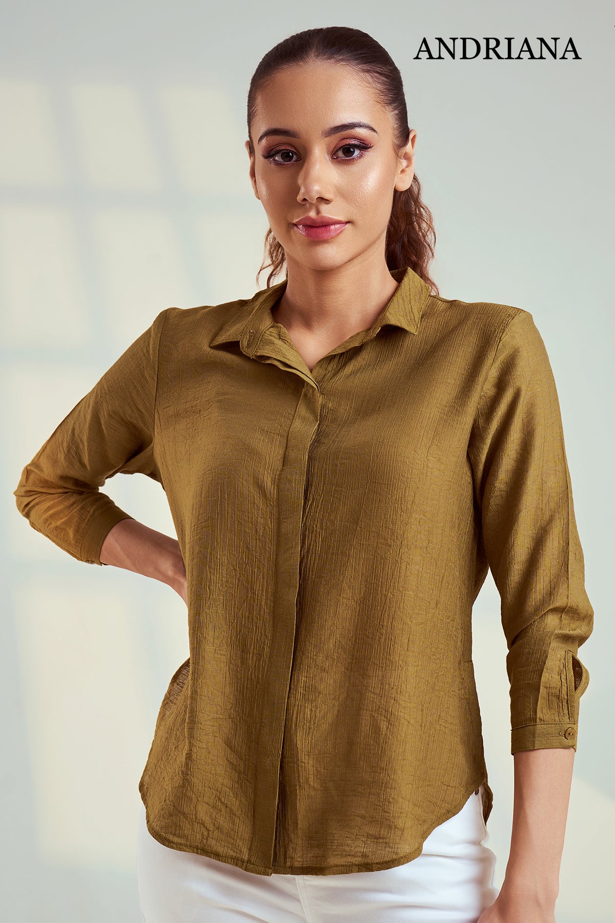 Andriana Women's Office Blouse
