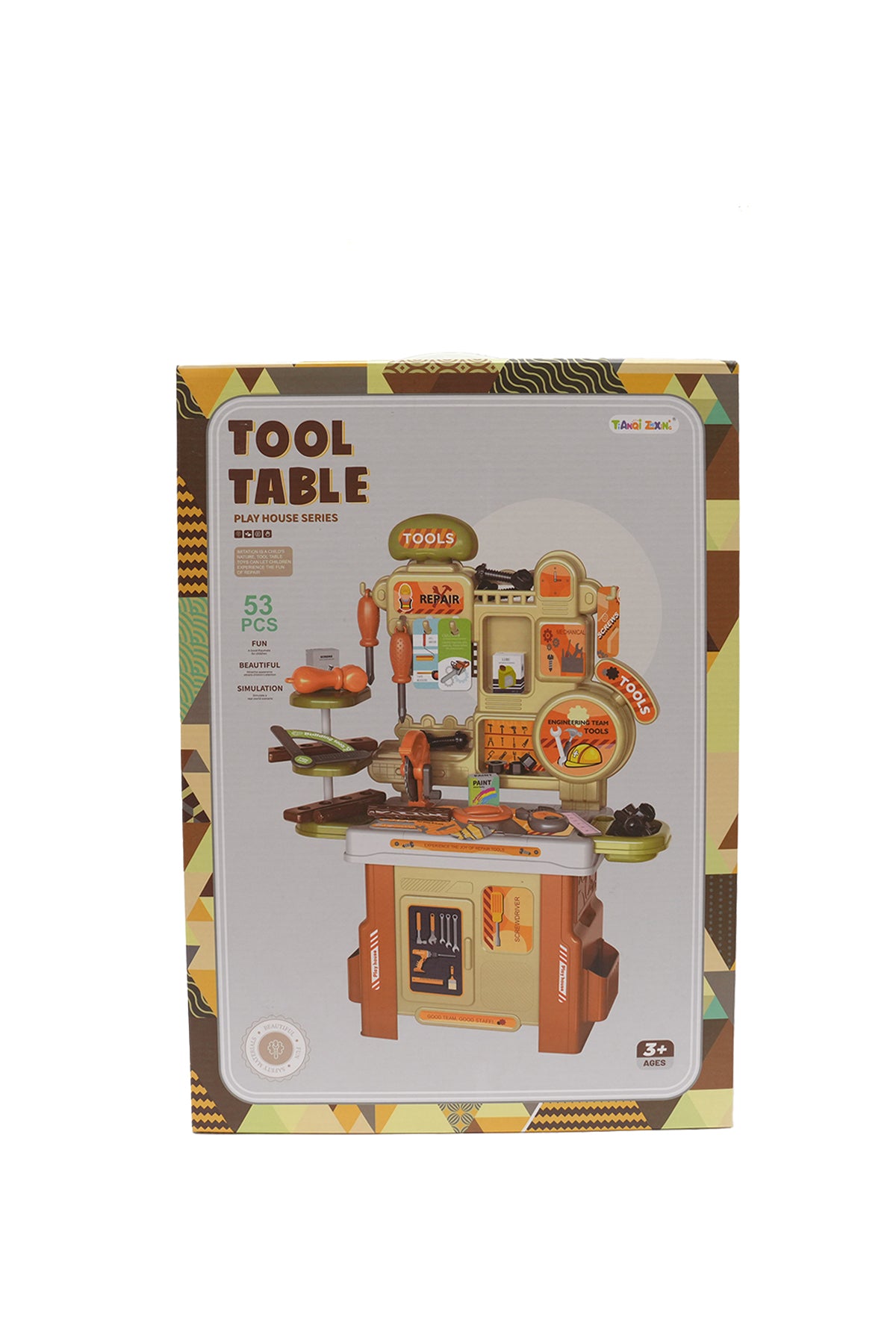 Kids Tool Table with 53 Pcs Accessories