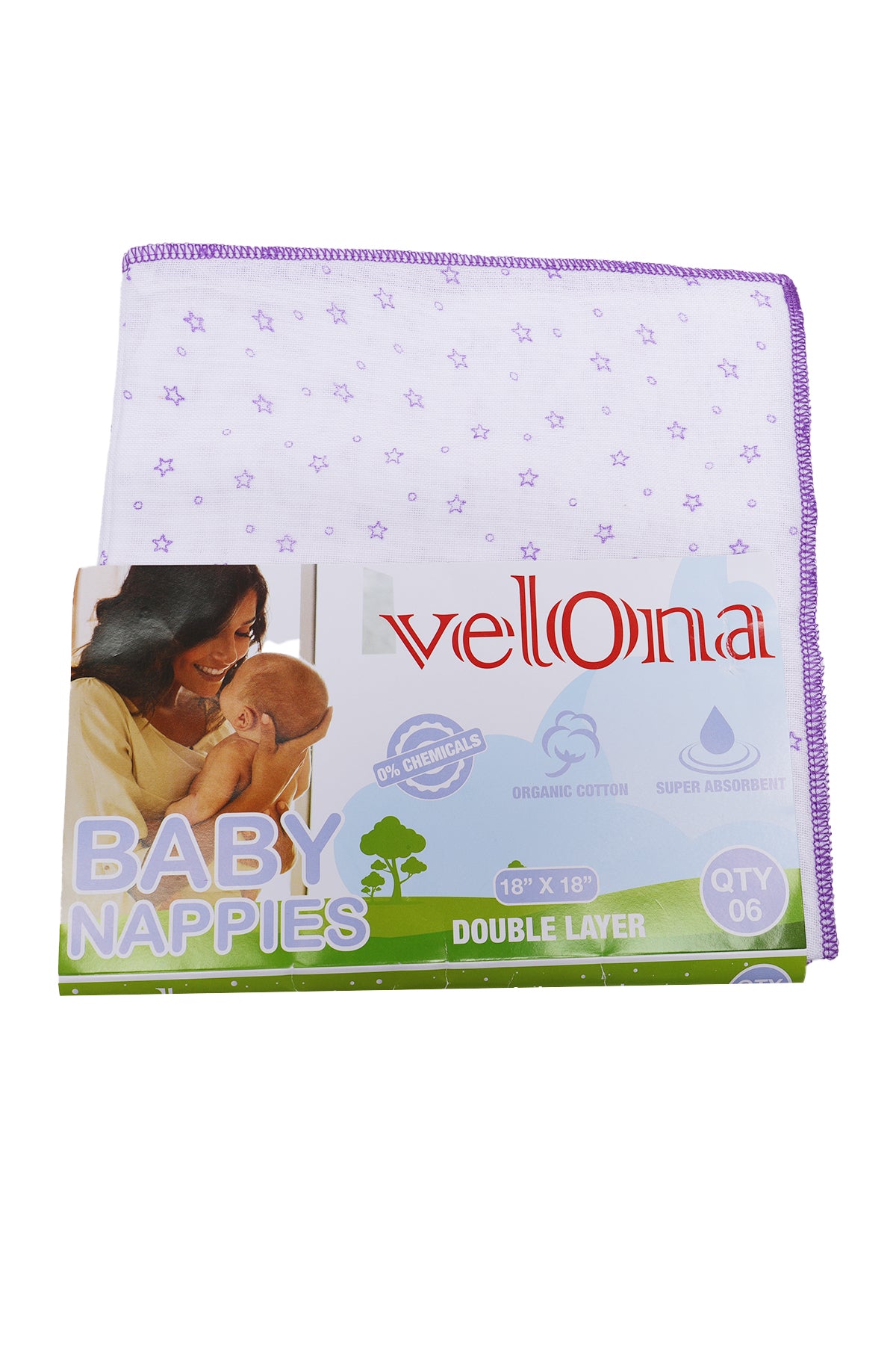 Velona Baby Nappies (6 Pcs)