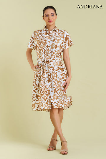 Andriana Women's Floral Dress -  Formal Wear