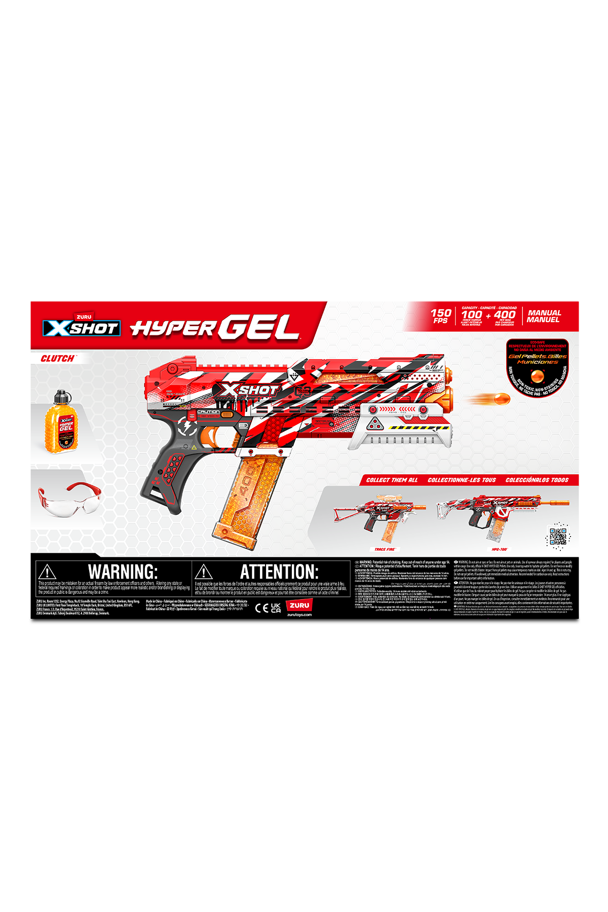 ZURU X-Shot Hyper Gel Blaster Gun