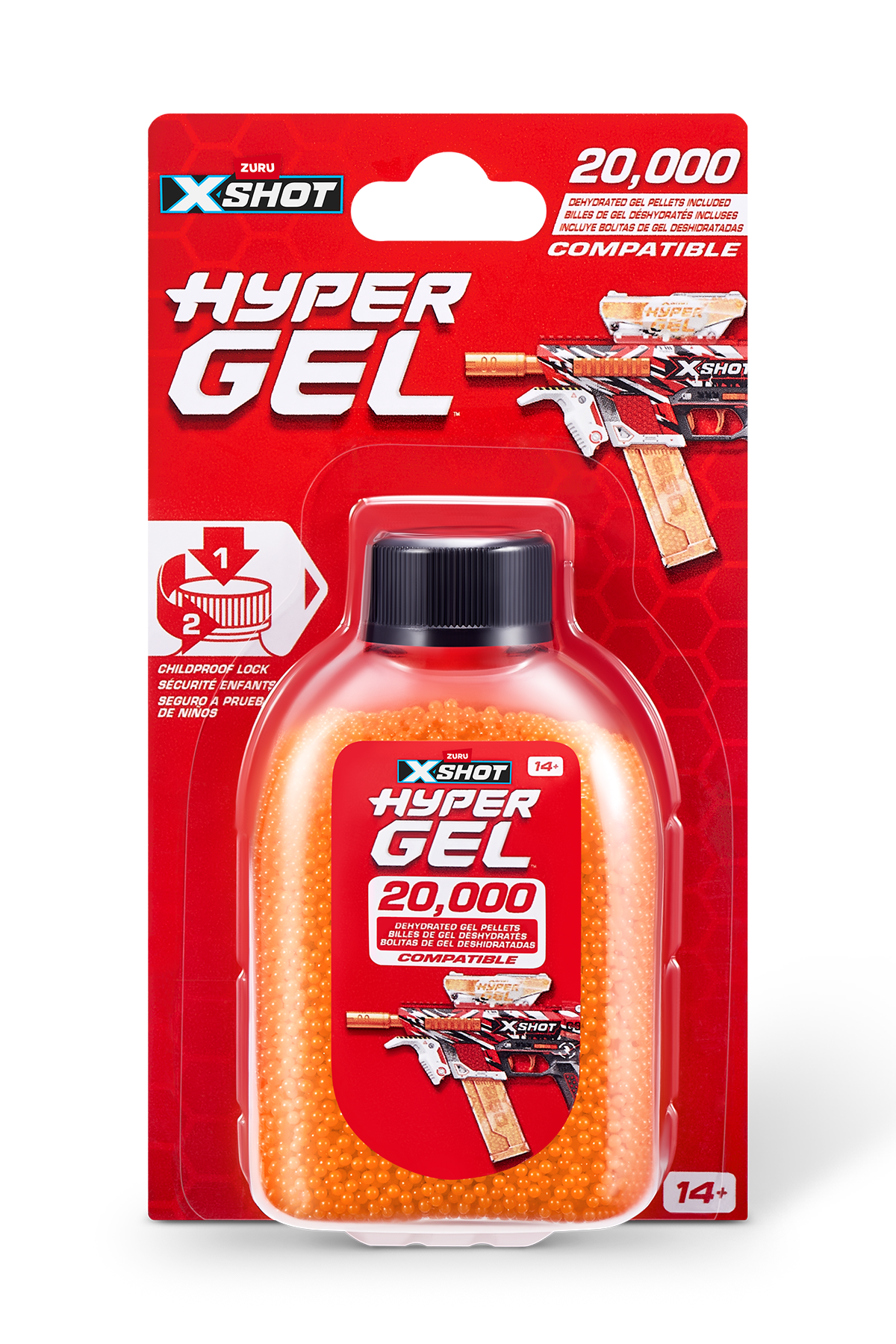 ZURU X-Shot Hyper Gel Gellets 20K Refill Pack