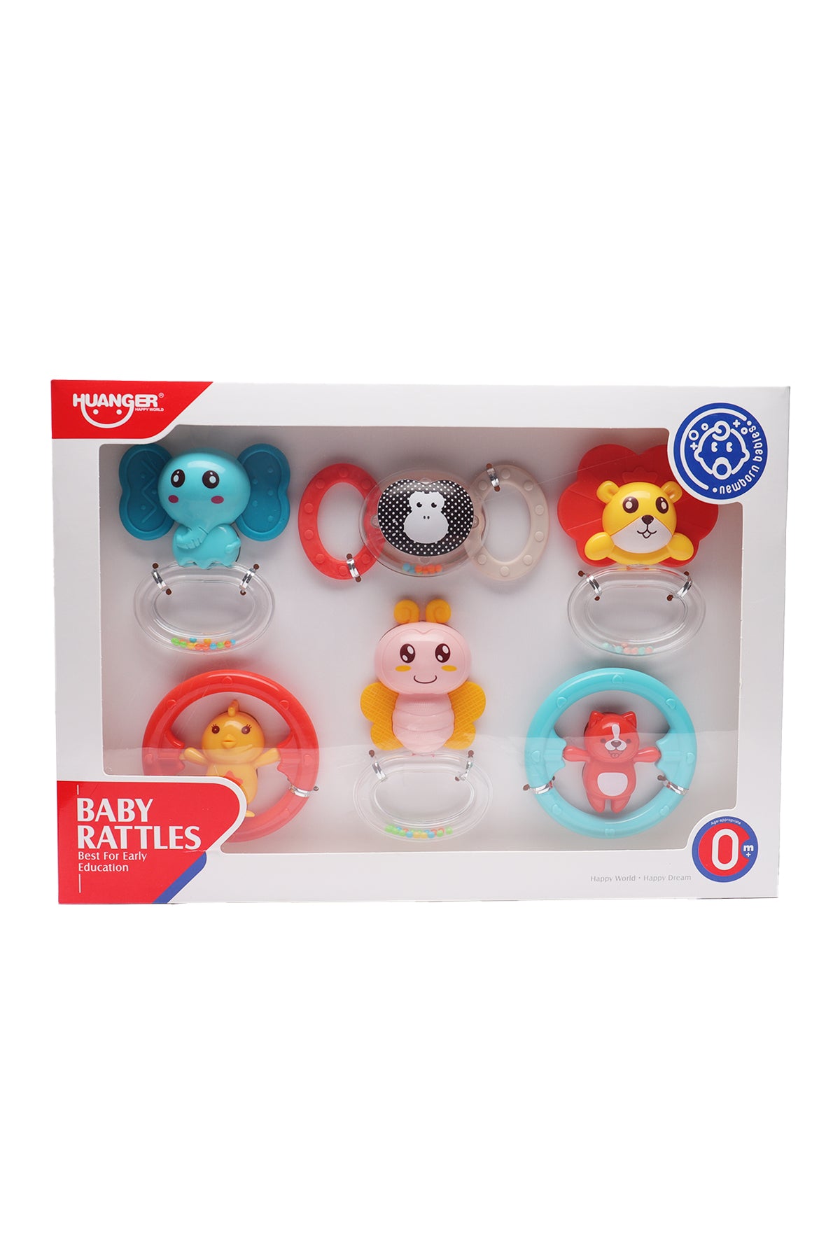 Huanger Baby Rattle Toys (6Pcs)