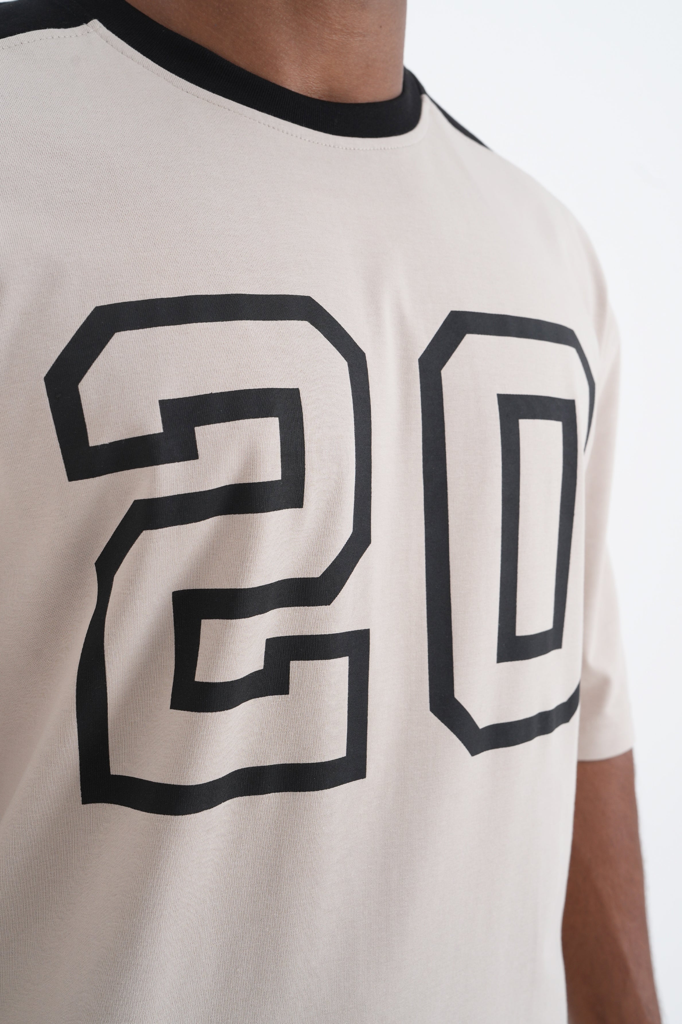 Hustle Jersey Vibes Men's Casual Oversize T-Shirt