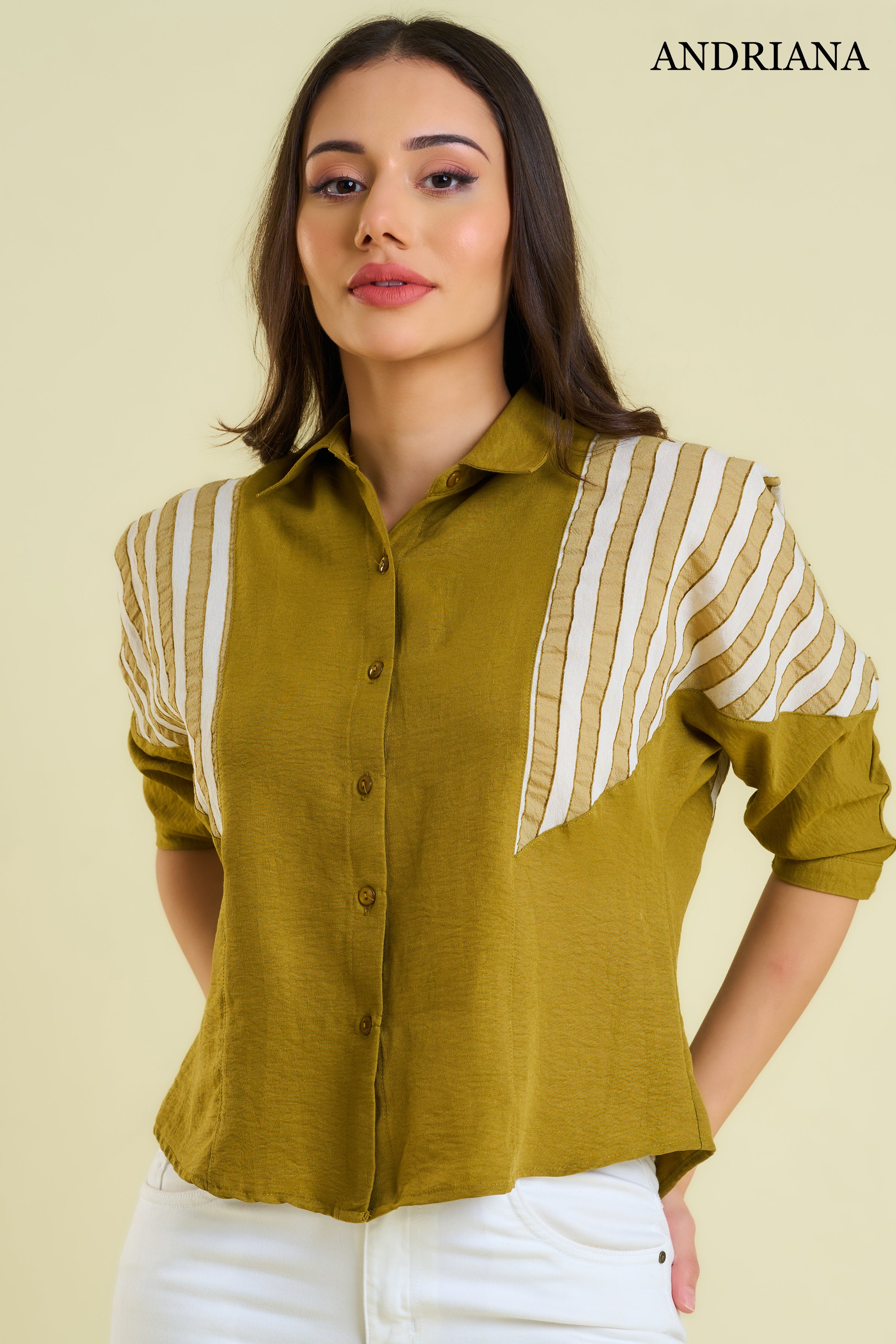 ANDRIANA Women's Formal Blouse