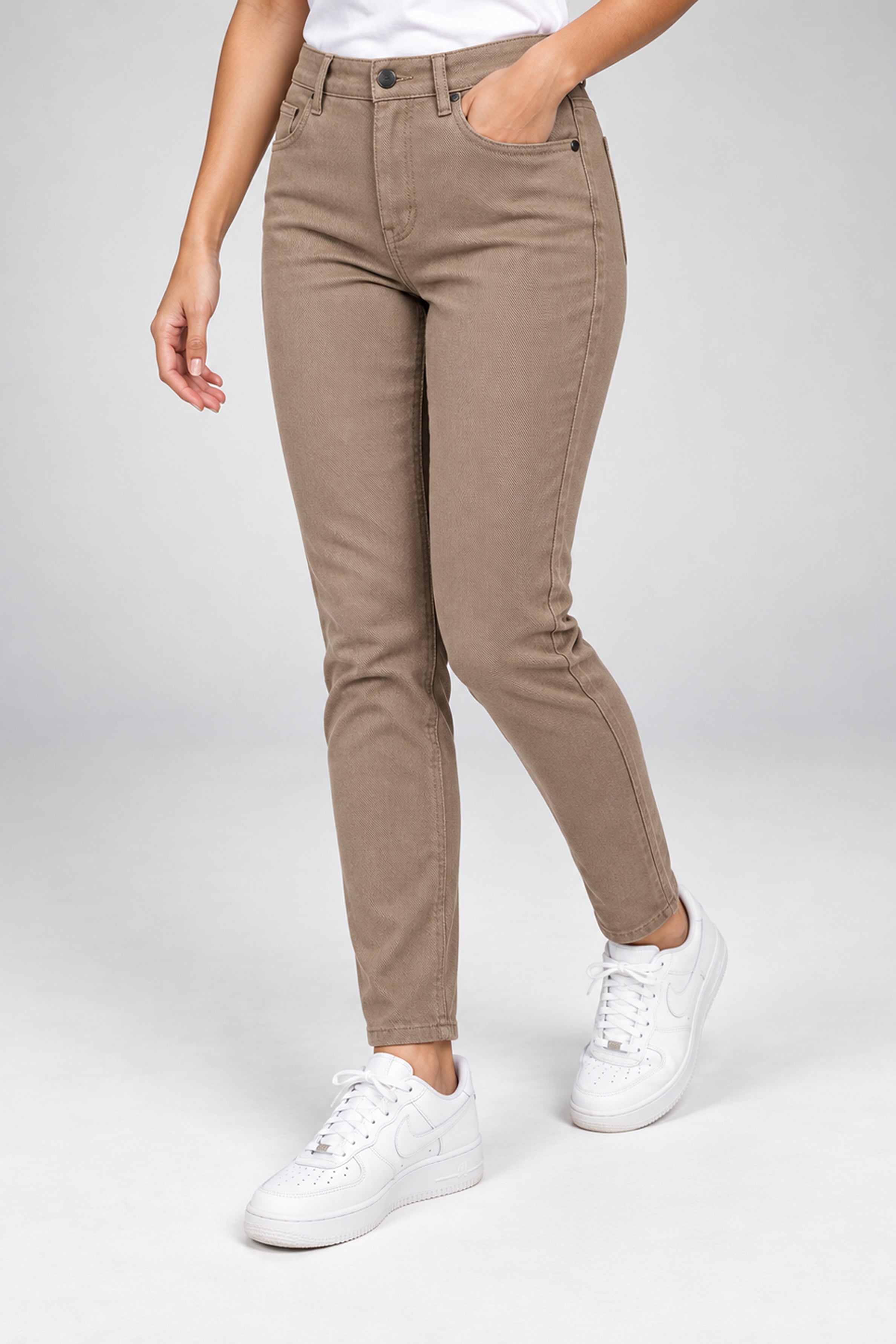 MODANO Women’s Casual Jegging - Brown