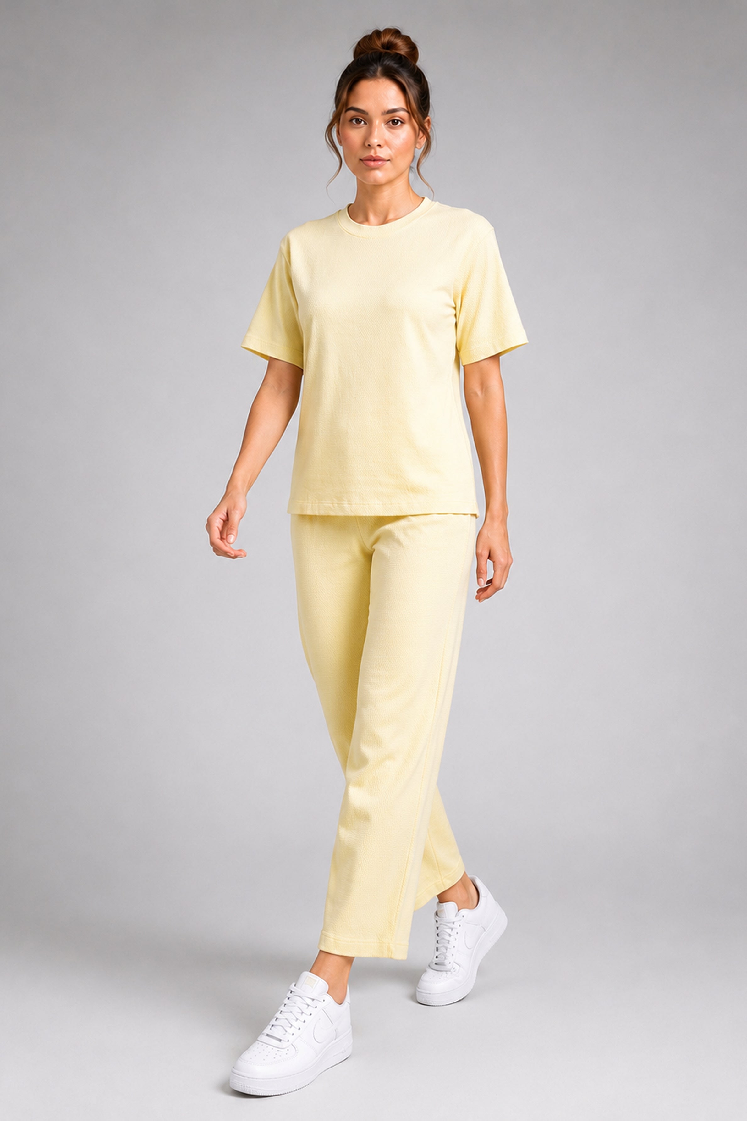YAWN Women's Pijama 2Pcs Set - Yellow
