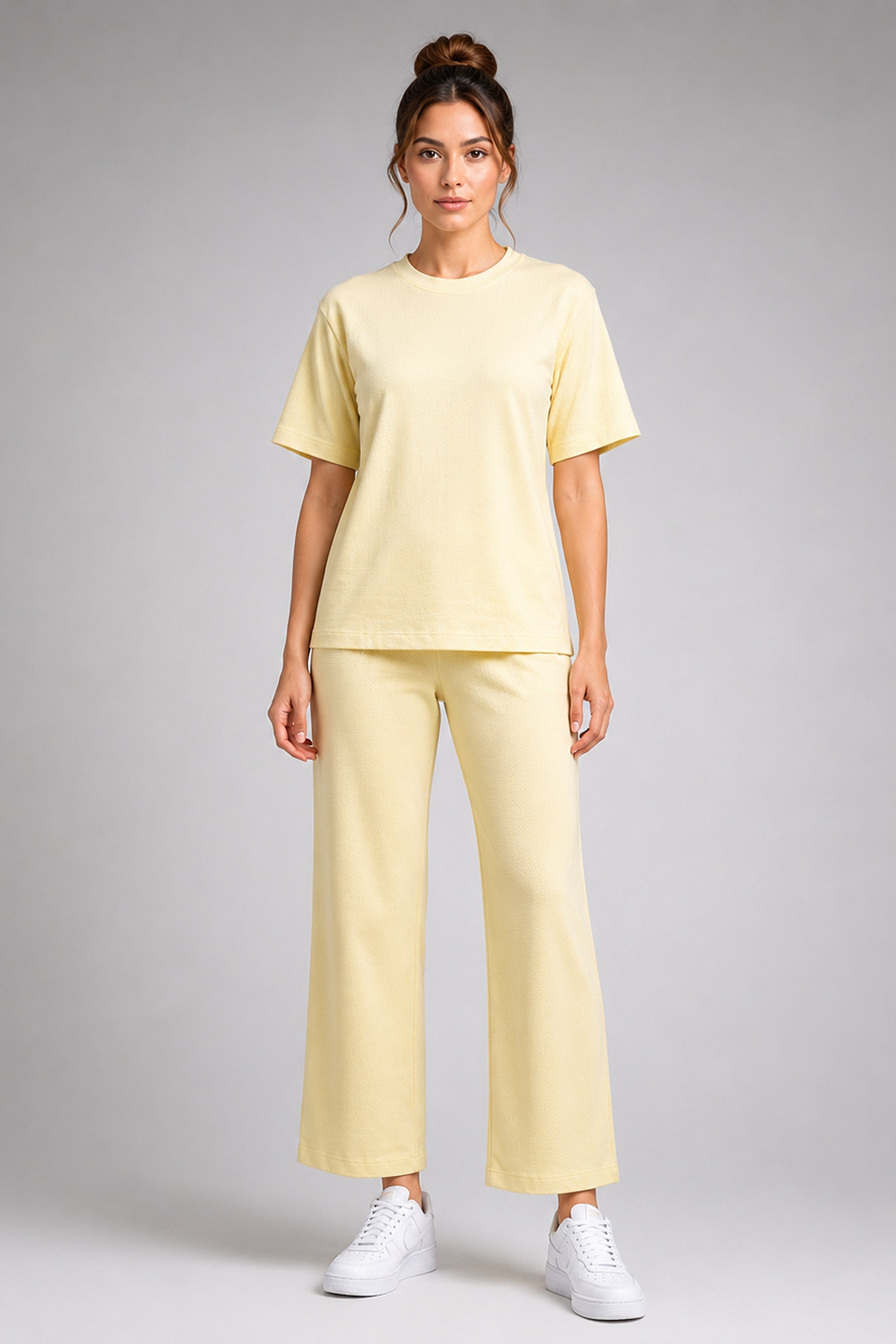 YAWN Women's Pijama 2Pcs Set - Yellow