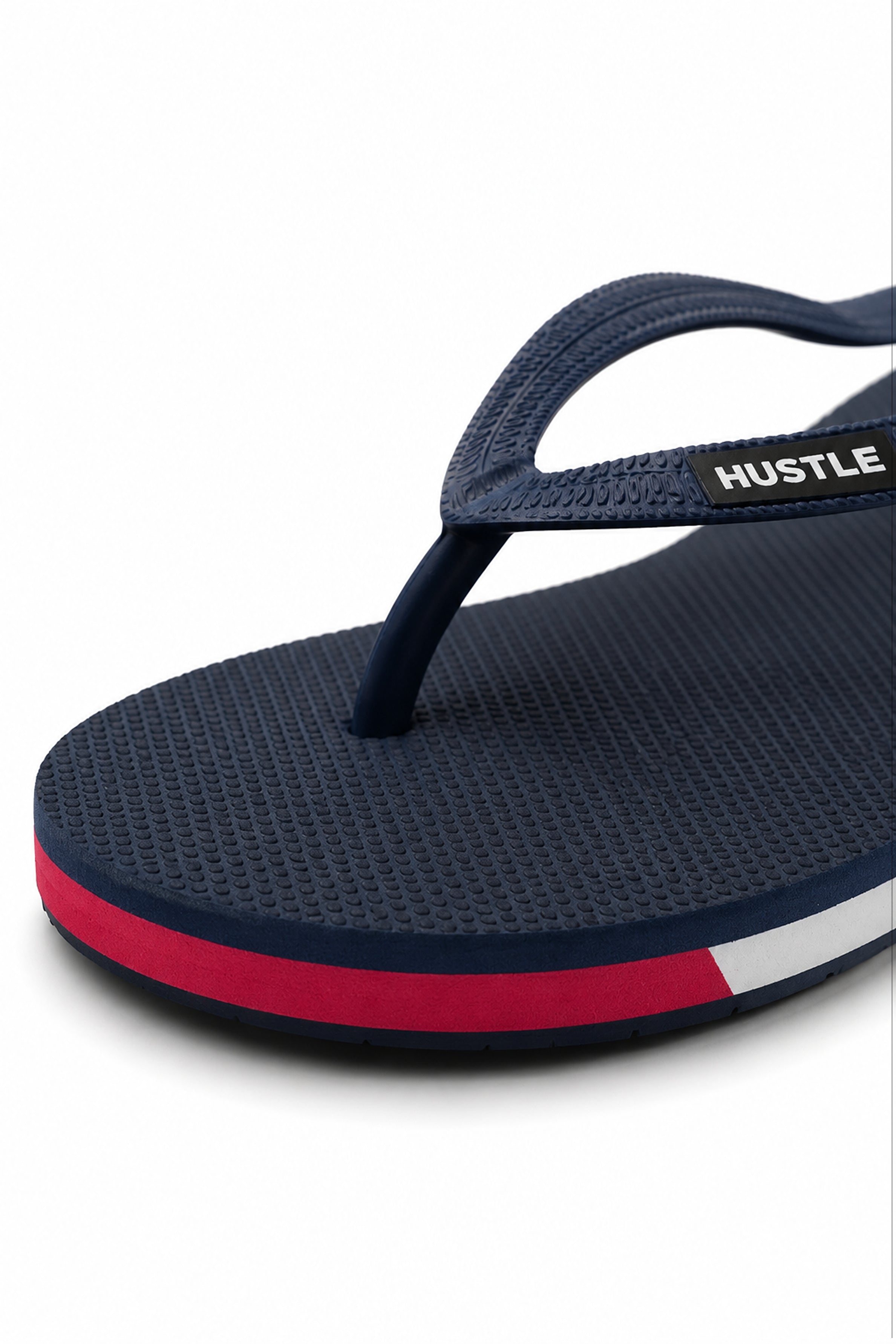 HUSTLE Men's Flip Flops - Blue