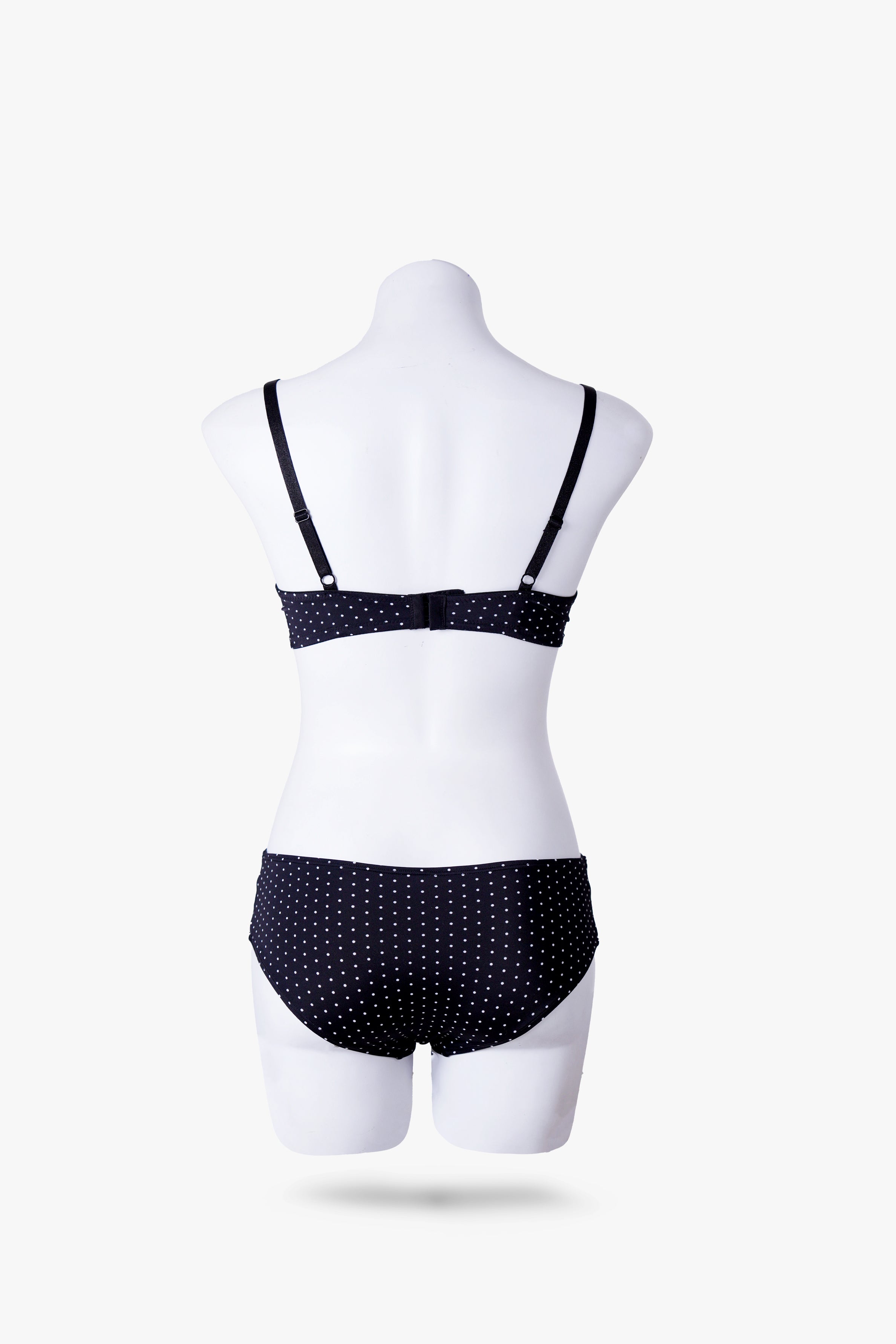Envogue Black Hipster Dotted Panty