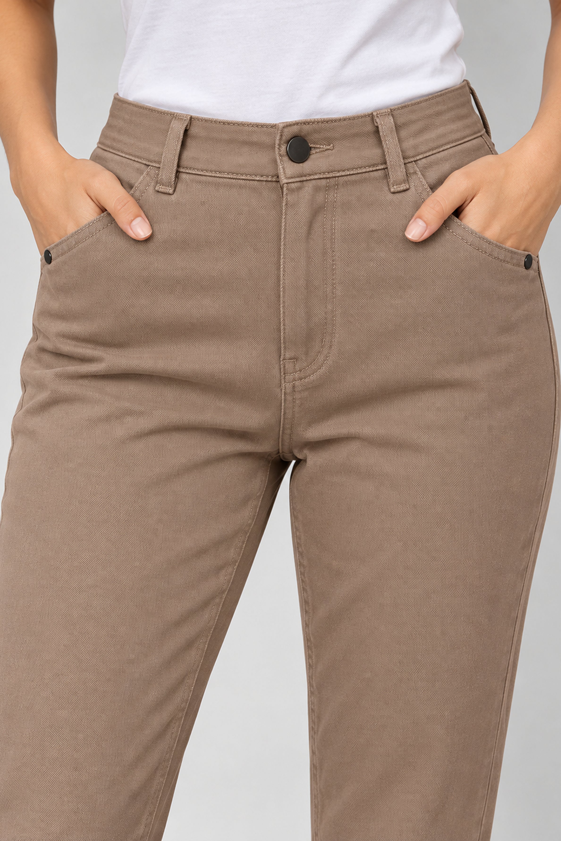 MODANO Women’s Casual Jegging - Brown