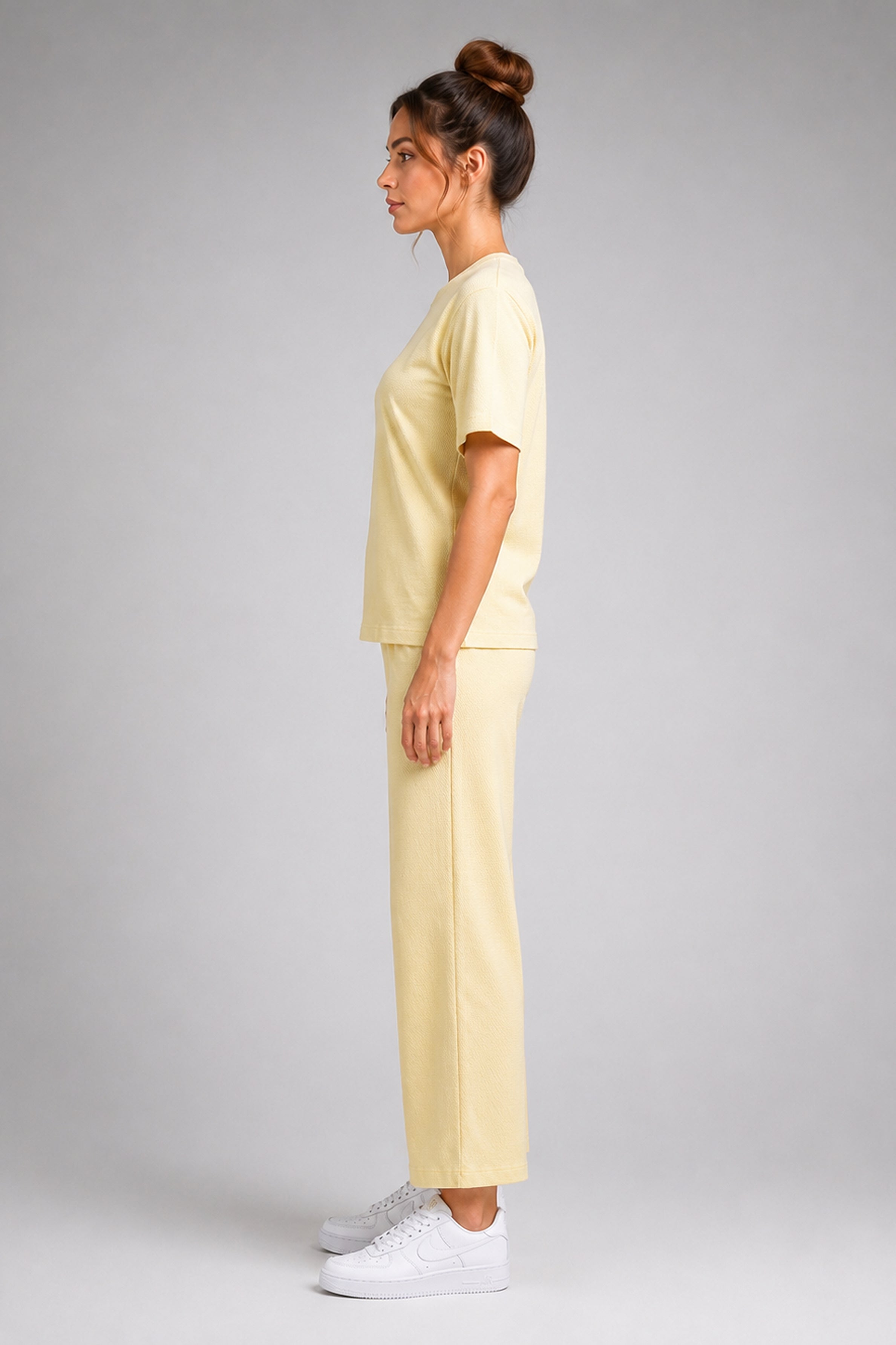 YAWN Women's Pijama 2Pcs Set - Yellow