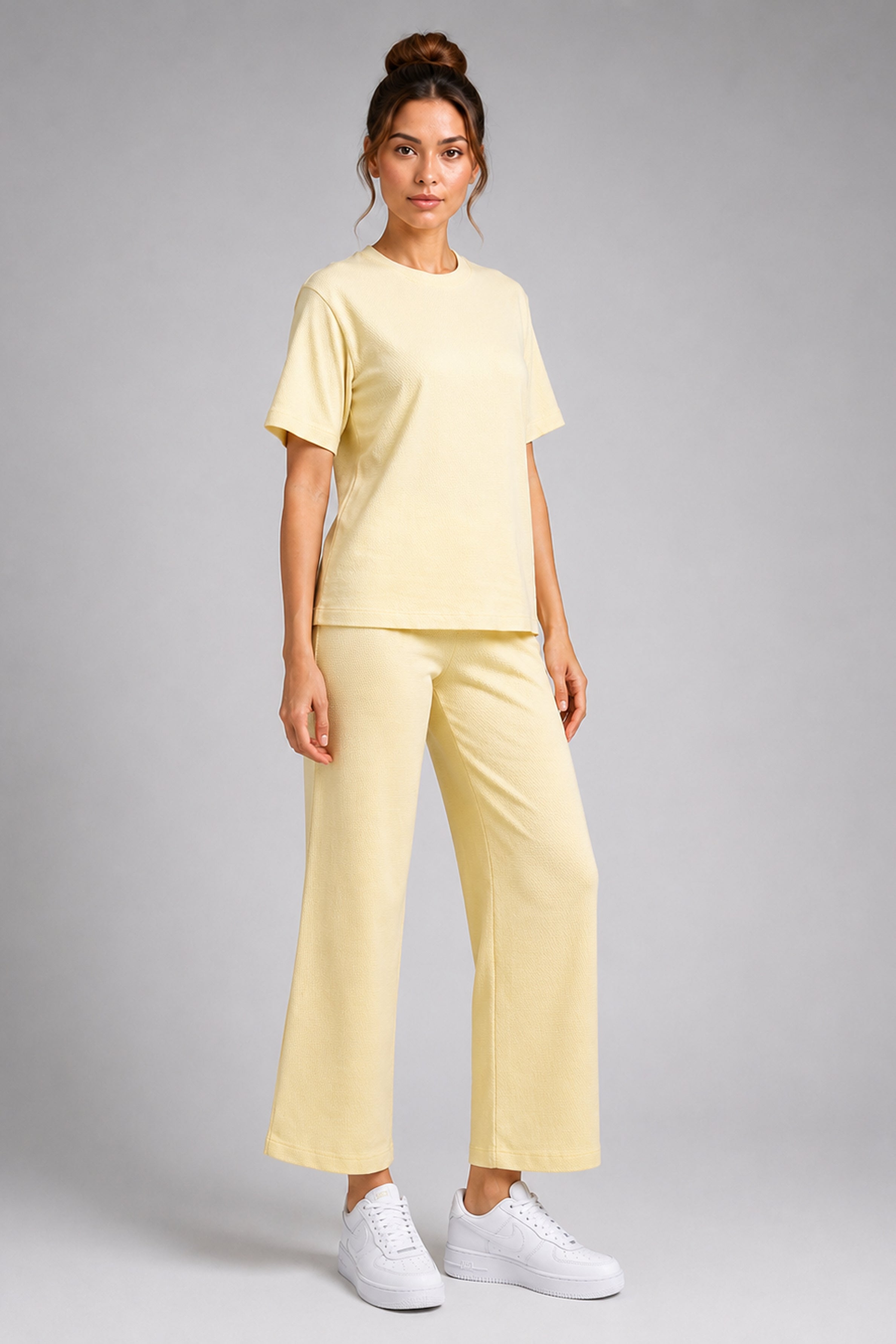 YAWN Women's Pijama 2Pcs Set - Yellow
