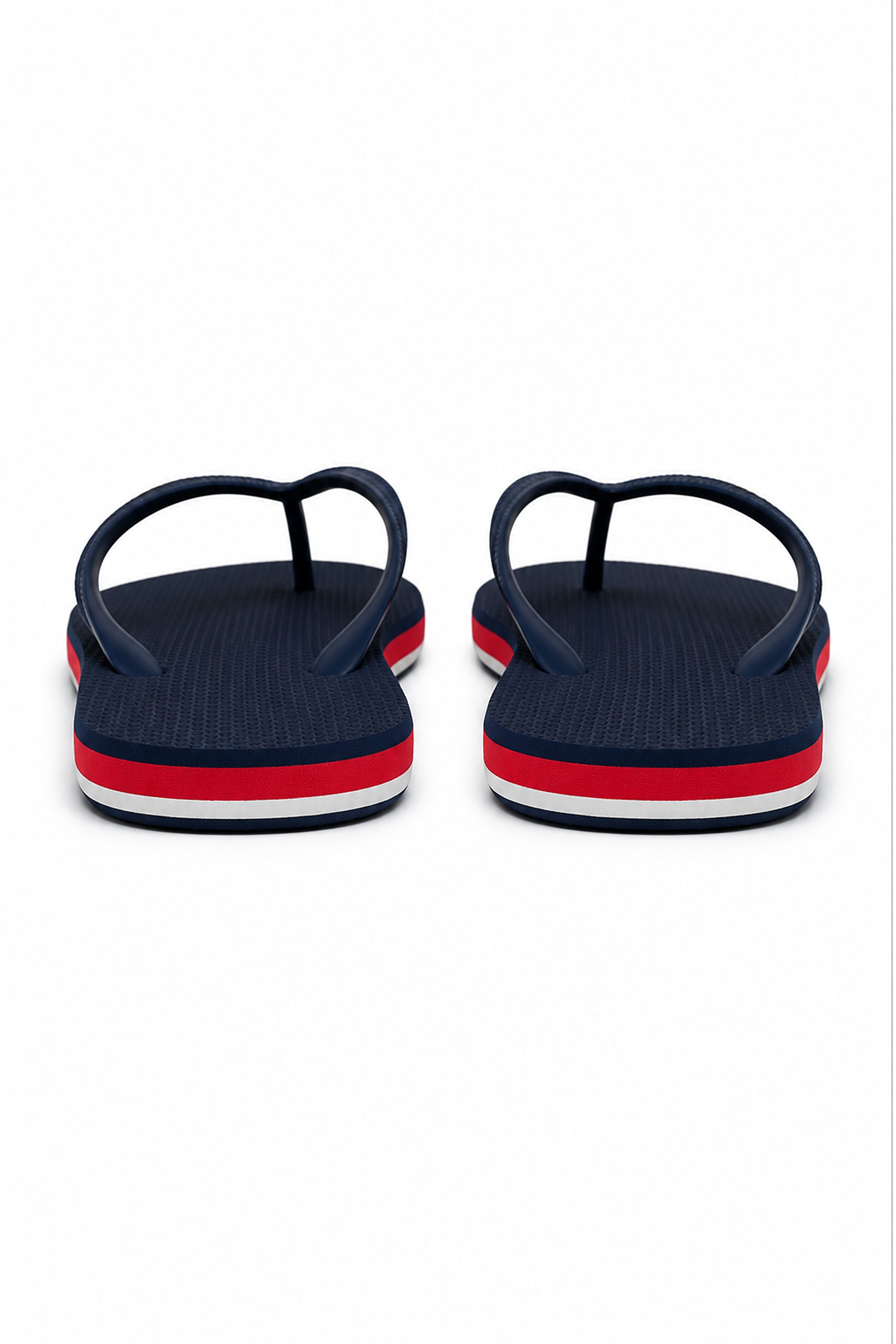HUSTLE Men's Blue Flip Flops