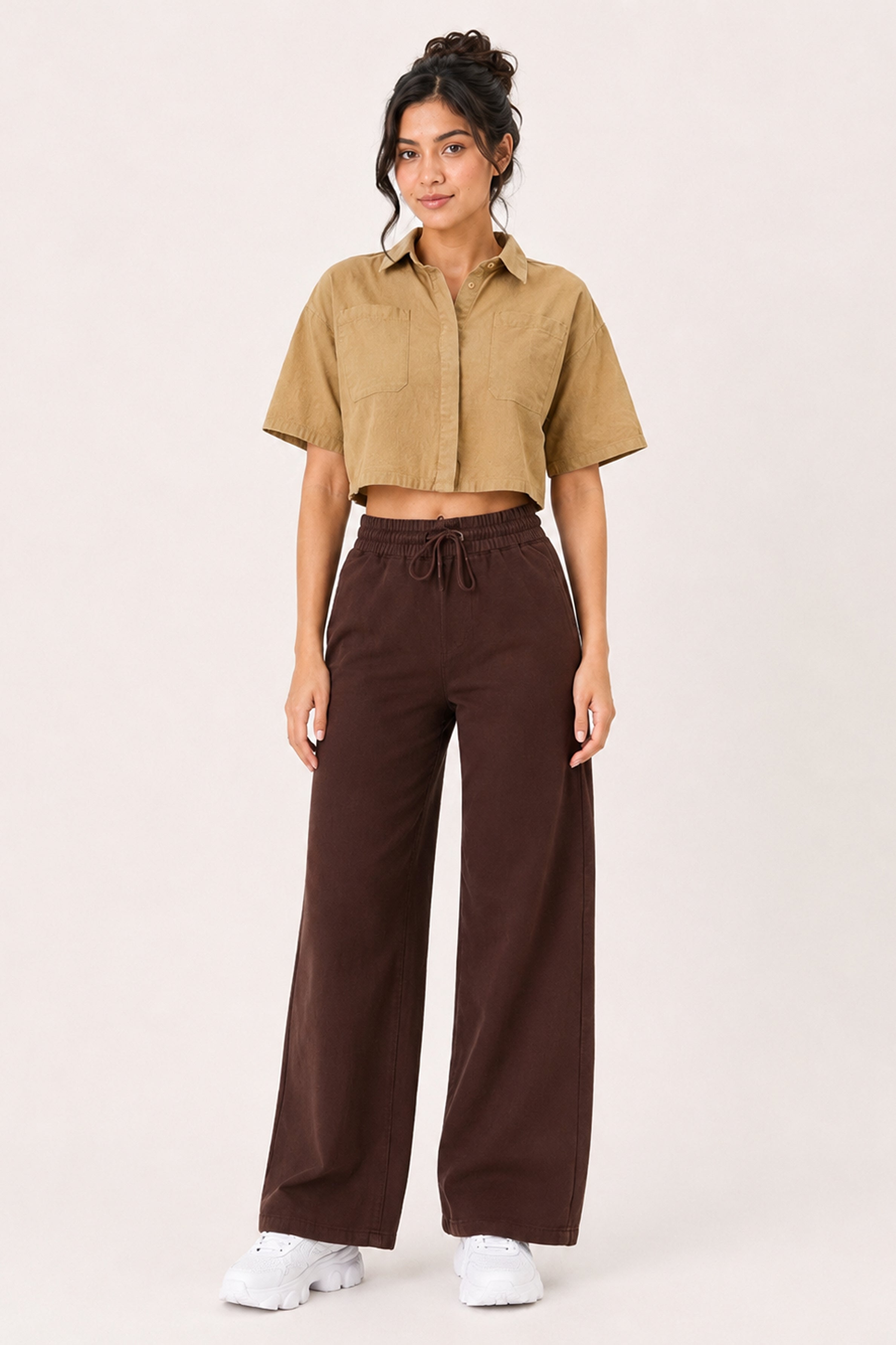 Modano Women's Linen Top - Yellow