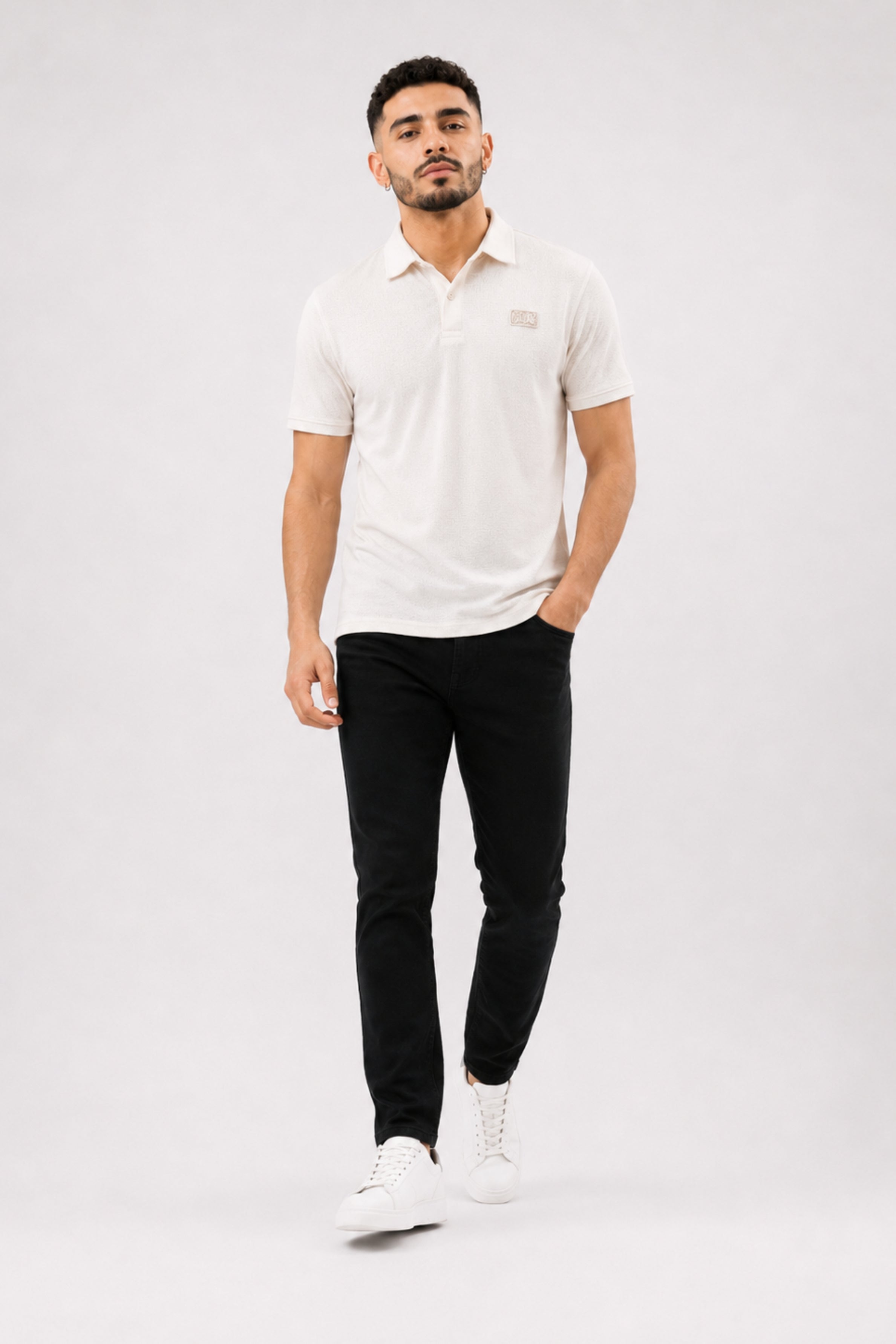 KINGS STREET Men’s POLO Tees - Off White