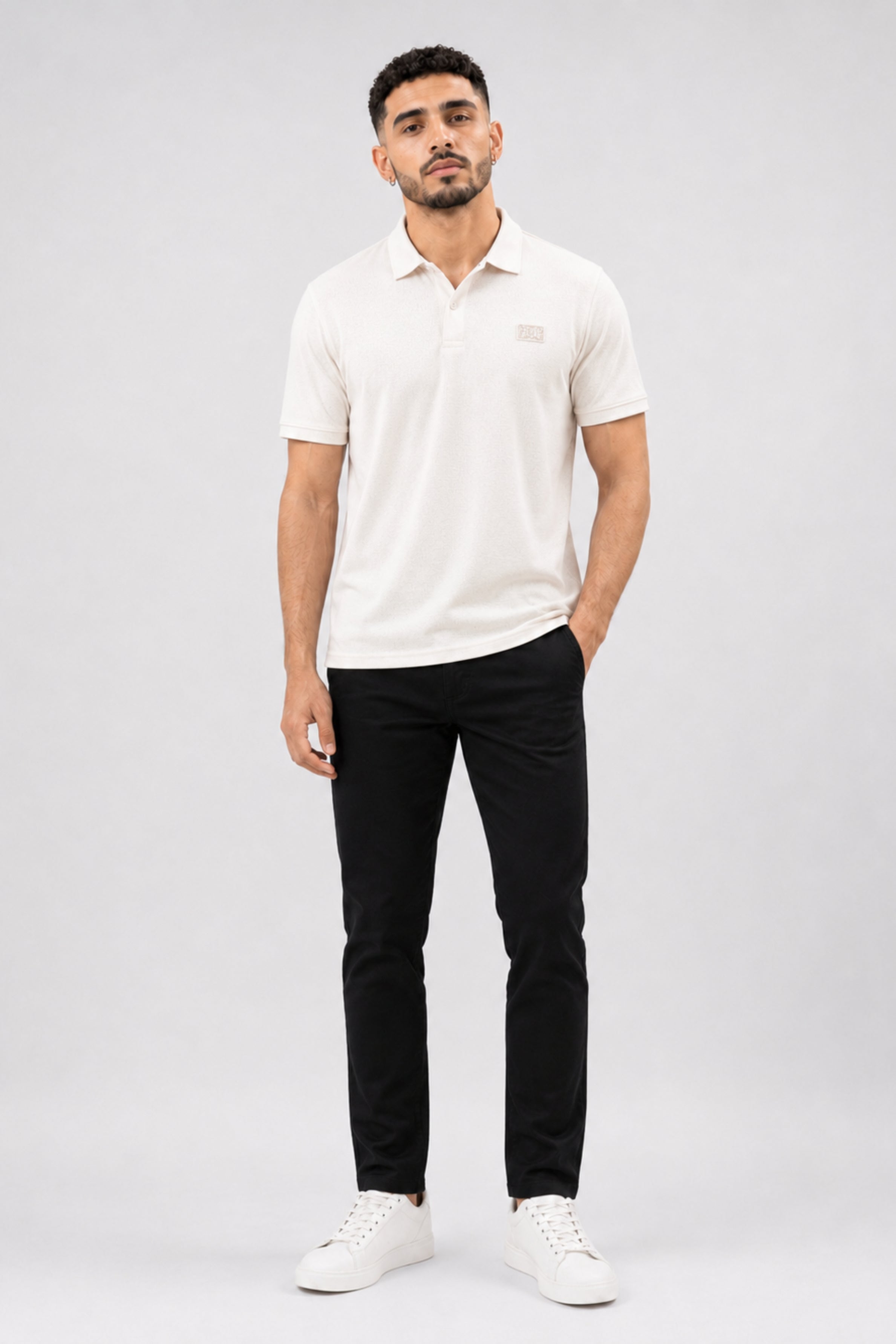 KINGS STREET Men’s POLO Tees - Off White