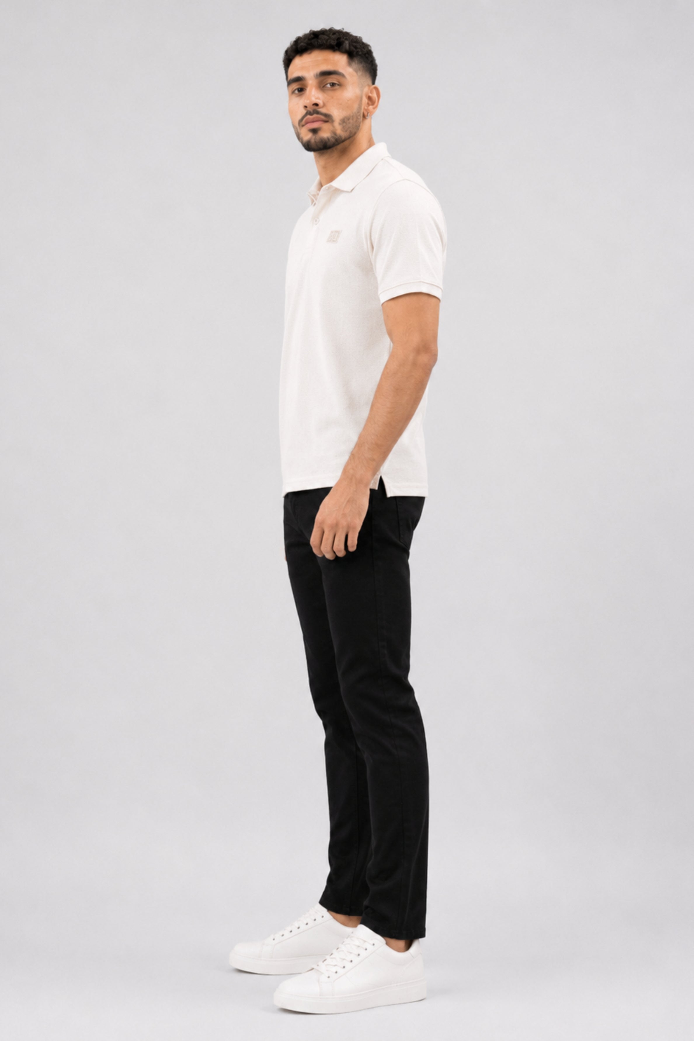 King Street Men’s POLO Tees - Off White
