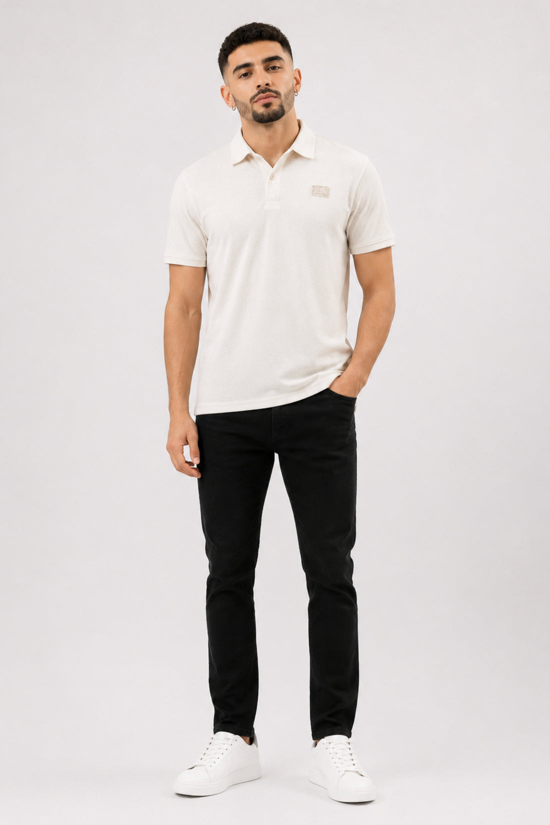 KINGS STREET Men’s POLO Tees - Off White