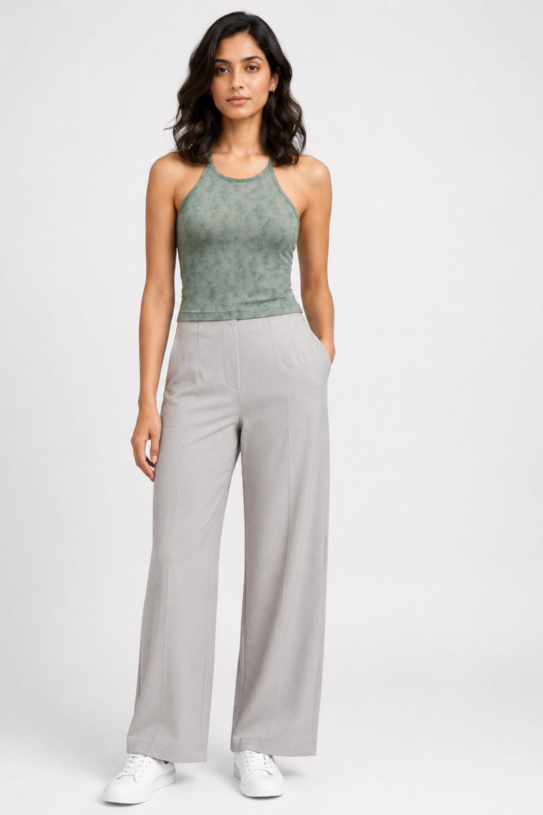 MODANO Casual Top - Olive