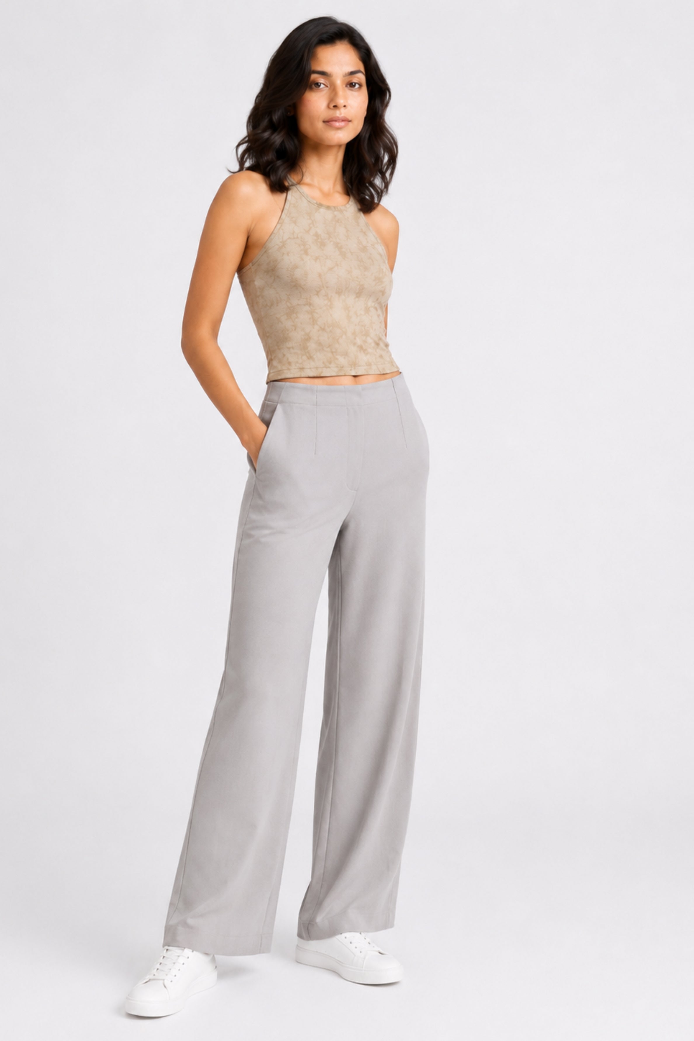 MODANO Casual Top - Sand