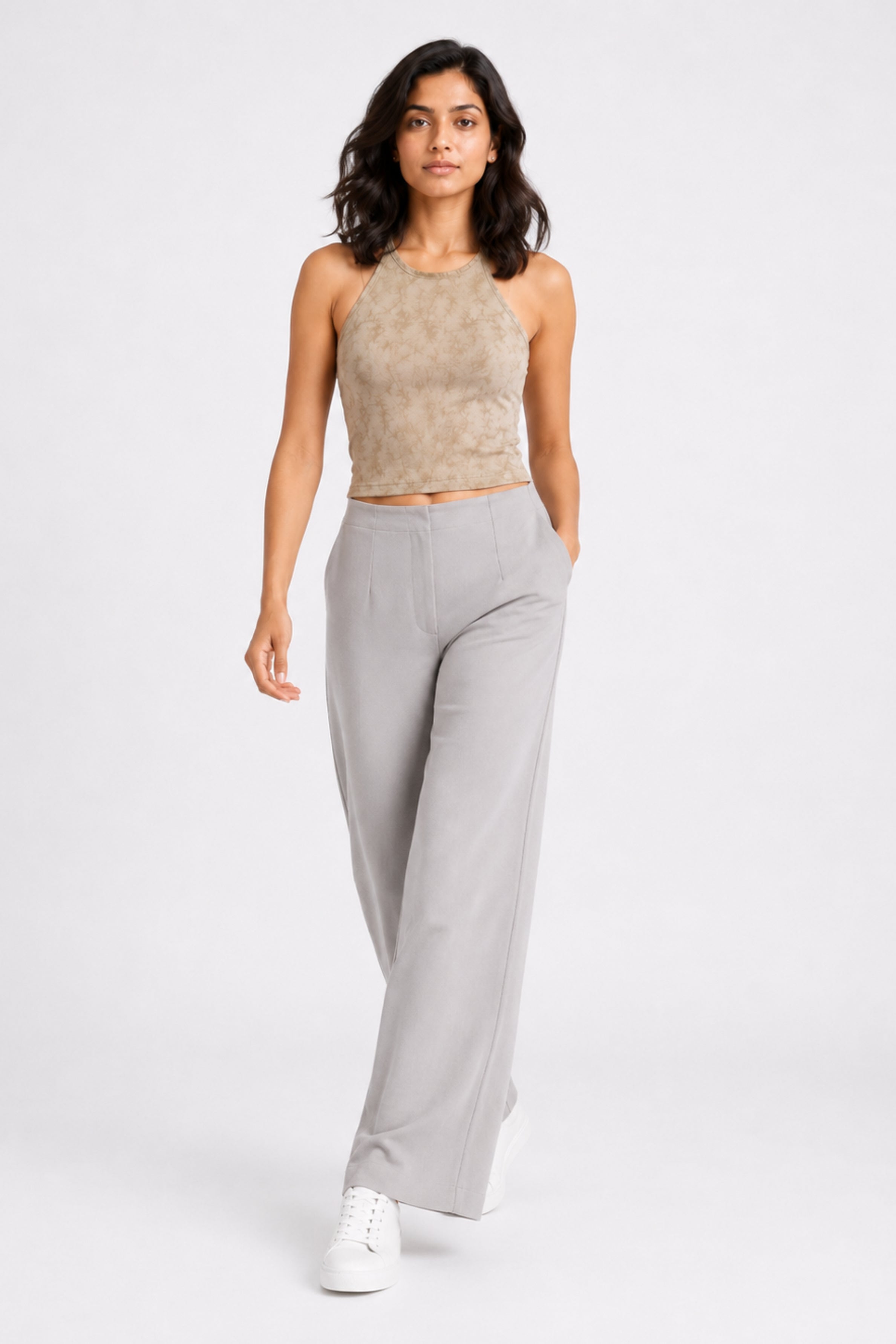 MODANO Casual Top - Sand