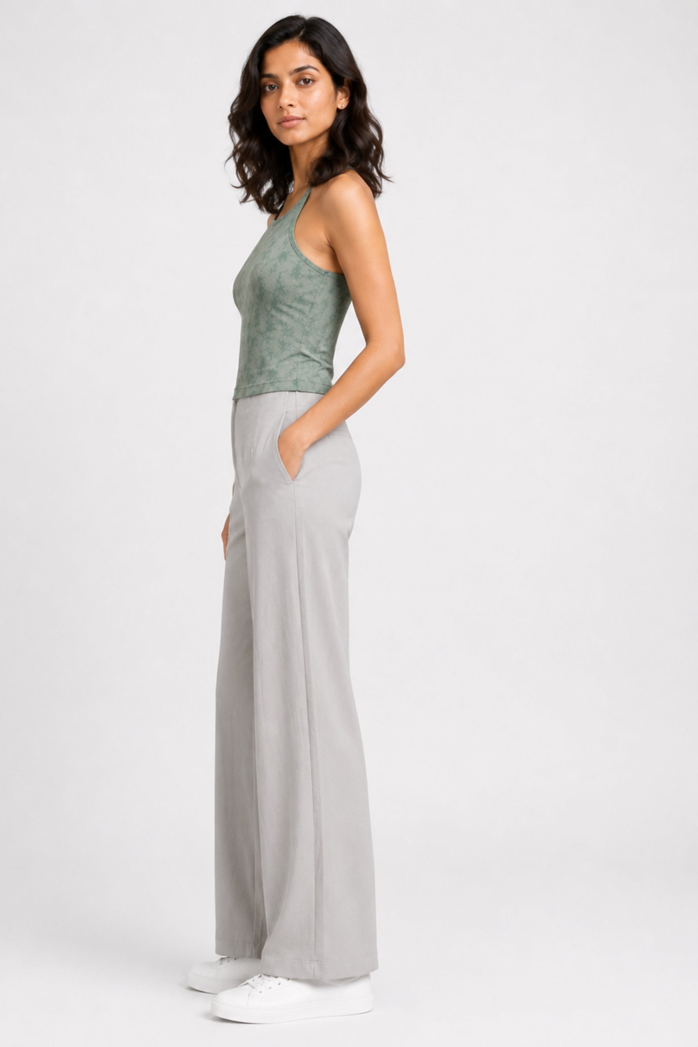 MODANO Casual Top - Olive