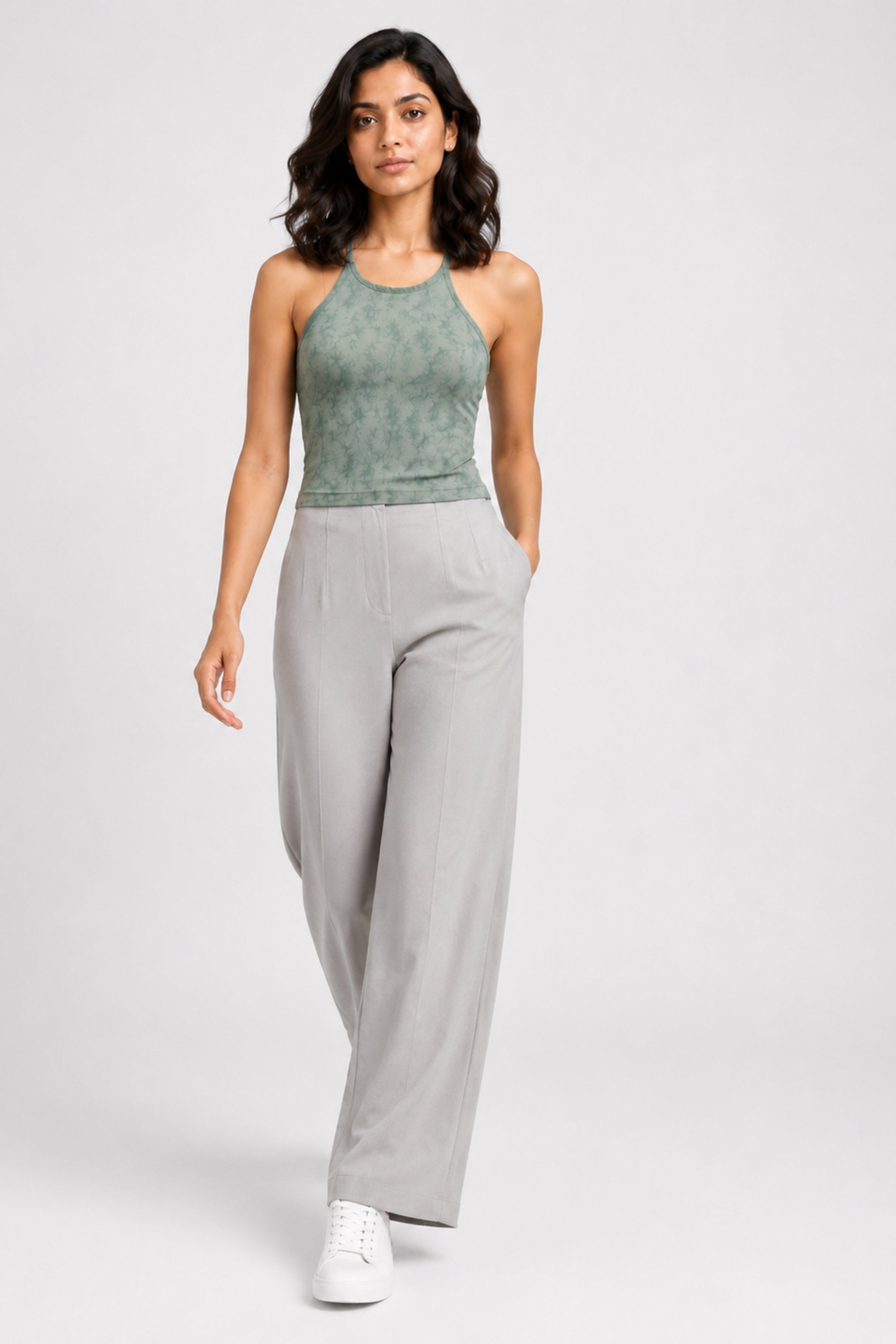 MODANO Casual Top - Olive